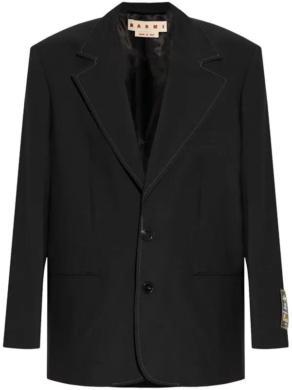 Marni o1w1db11125 Jacket in Black Size XL / US 12-14 / IT 48-50 - 1 Thumbnail