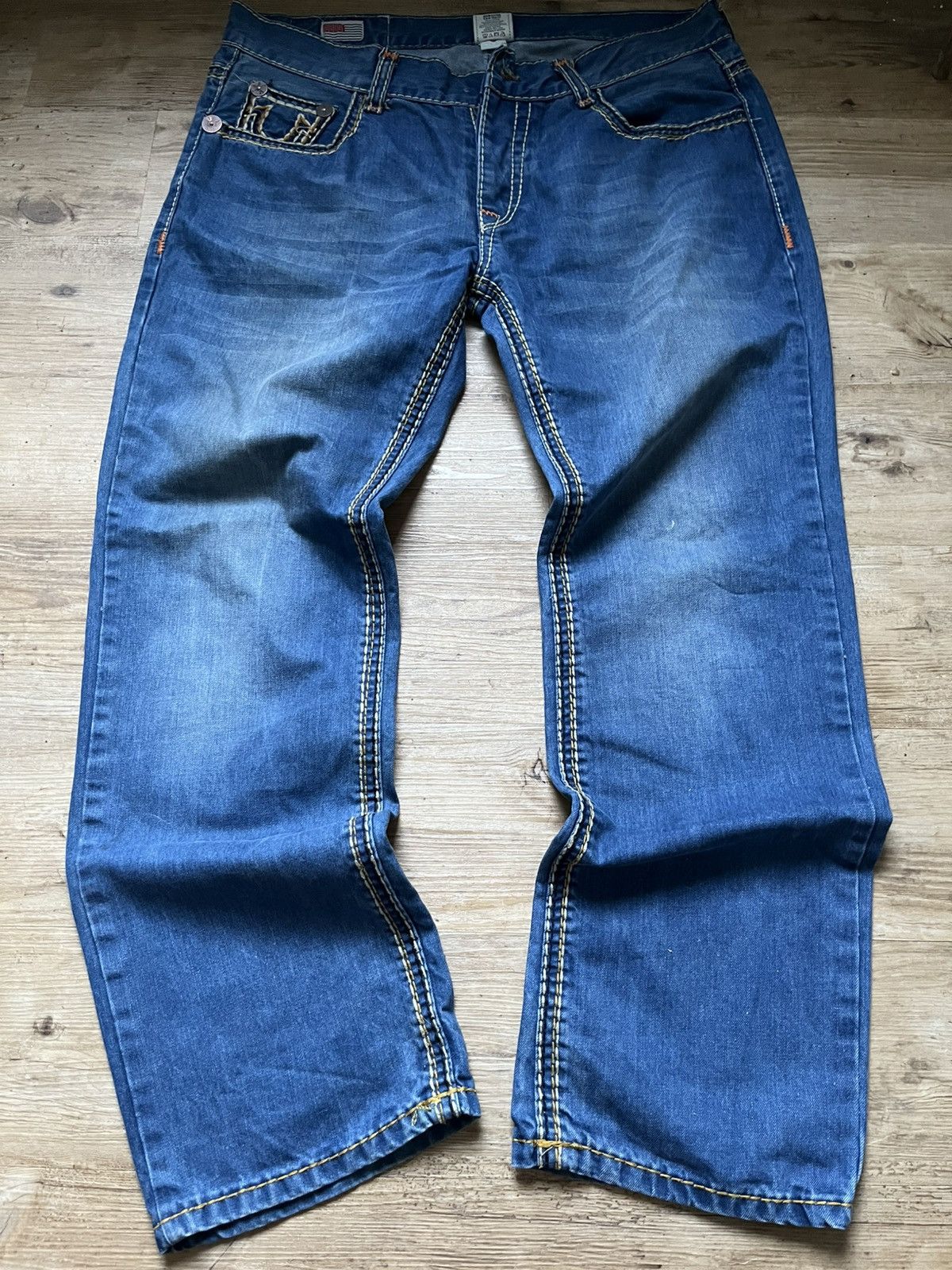 True Religion True Religion Ricky Super QT Jeans – Vintage Size US 36 / EU 52 - 4 Thumbnail