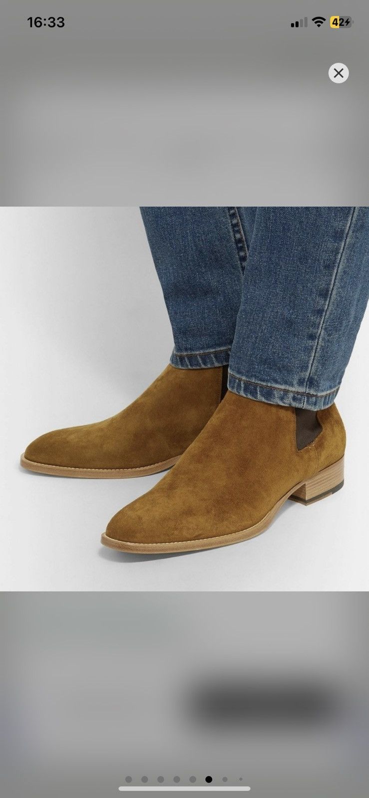 Sandro Sandro Suede Chelsea Boots Size US 10 / EU 43 - 16 Thumbnail