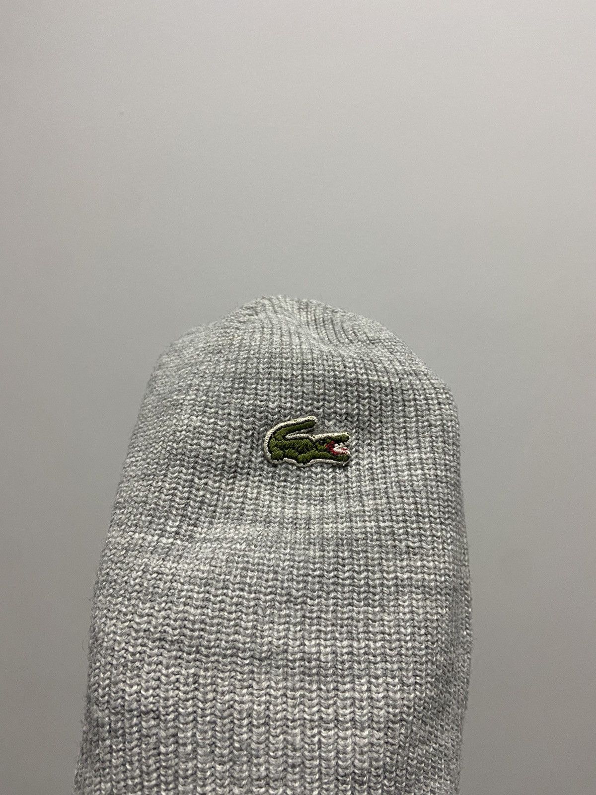 Lacoste × Vintage Lacoste chemise Hat Vintage Logo crocodile beanie Size ONE SIZE - 2 Thumbnail