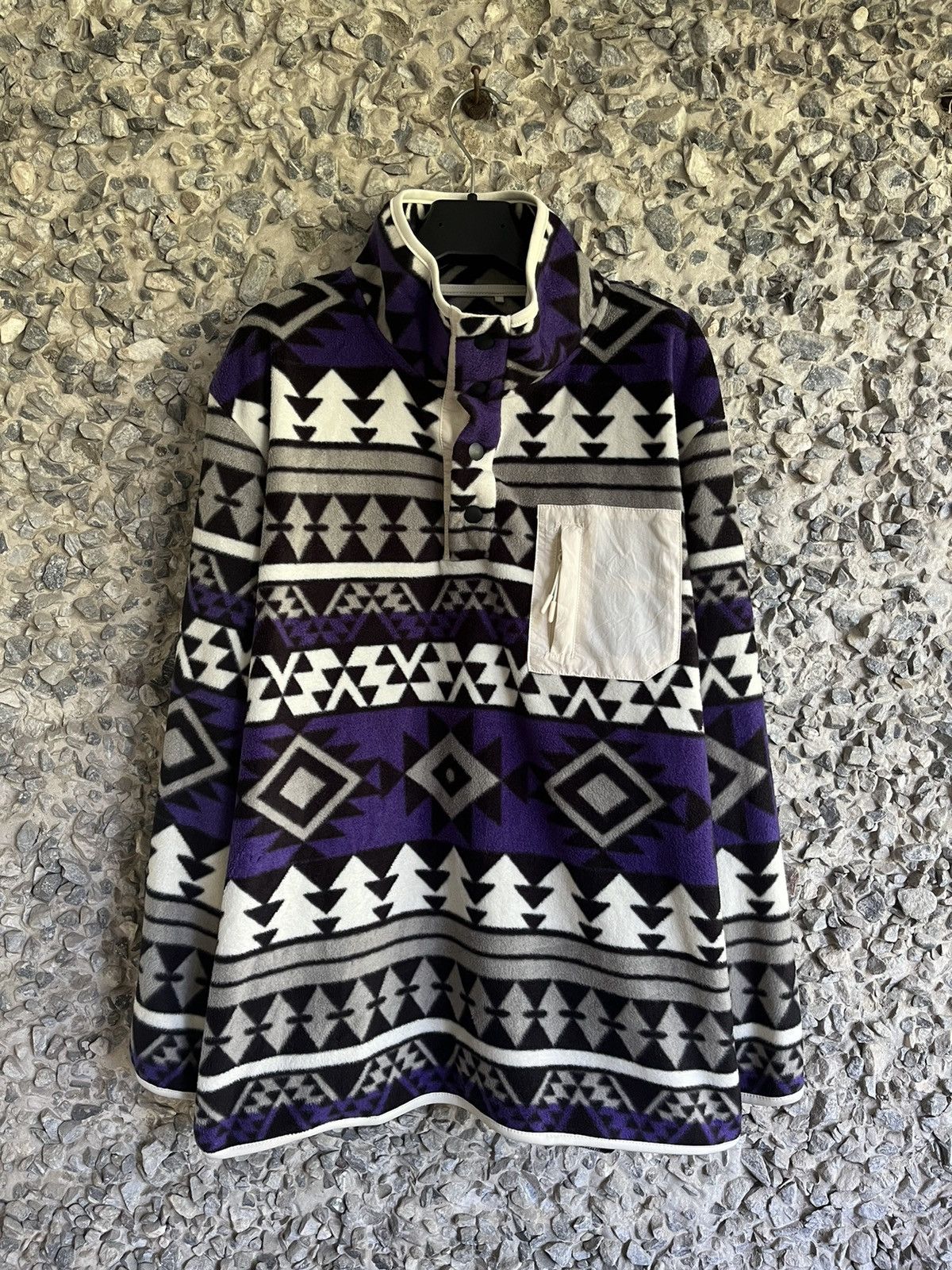 Adidas × Vintage Fleece Jacket aztec design Size US S / EU 44-46 / 1 - 1 Thumbnail