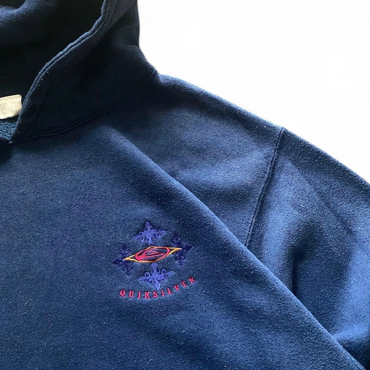 Quiksilver × Vintage QUIKSILVER VINTAGE EMBROIDERED LOGO HOODIE 90s Size US L / EU 52-54 / 3 - 3 Thumbnail