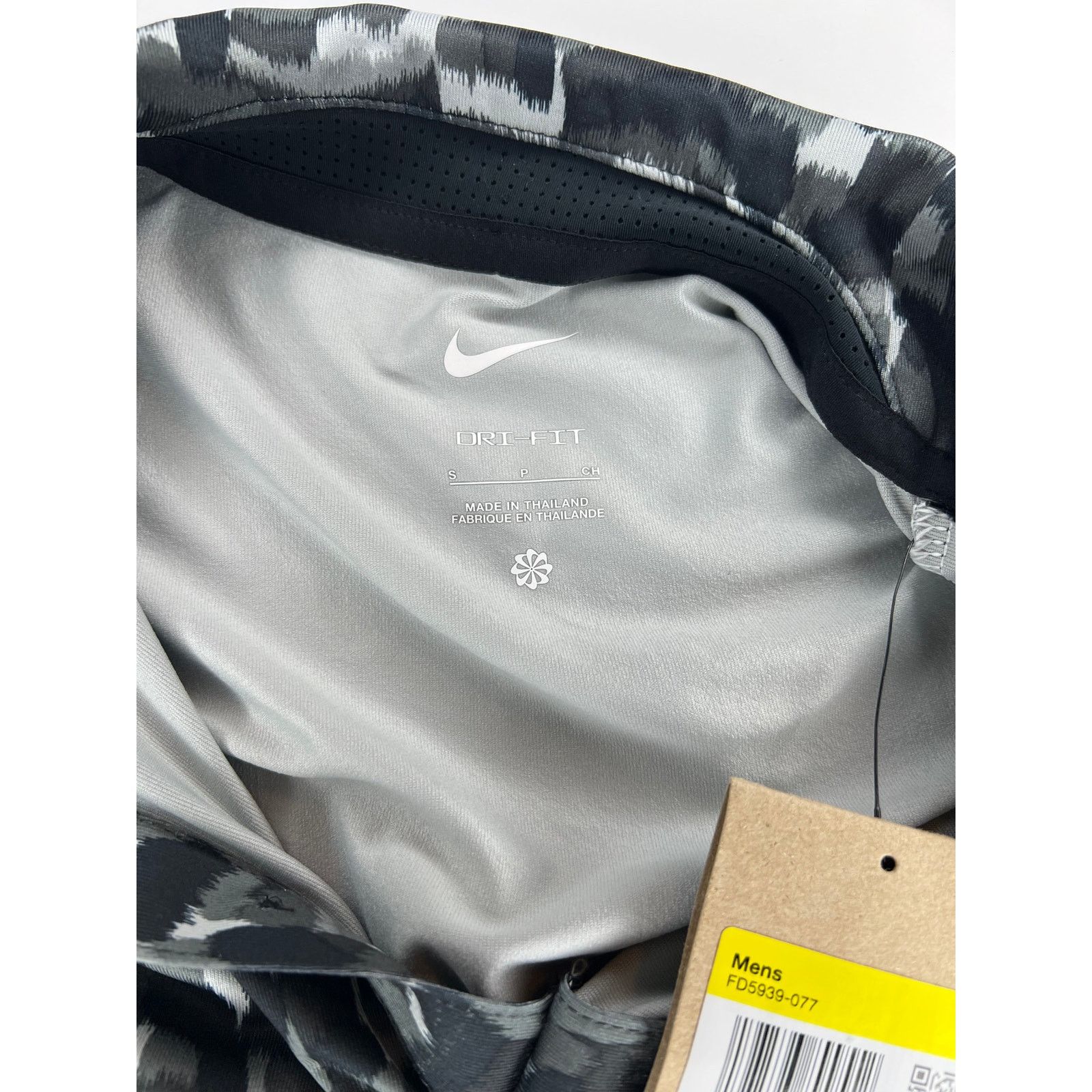 Nike Nike Dri-Fit Tour Confetti Print Golf Polo Black Gray Size US S / EU 44-46 / 1 - 8 Thumbnail