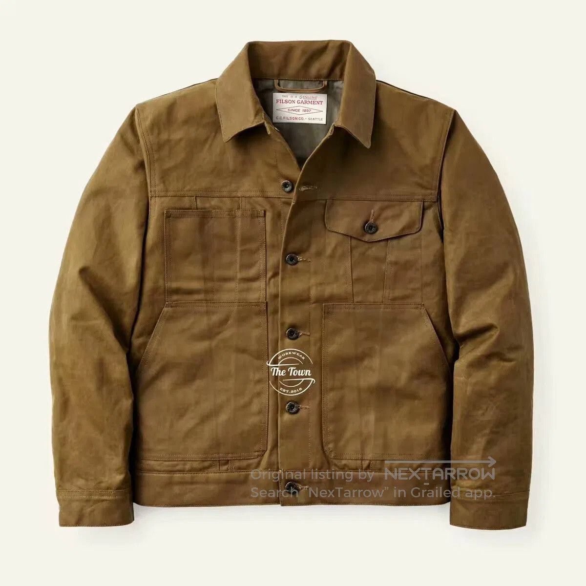 Filson Filson Cruiser Waxed Canvas Jacket. Size US S / EU 44-46 / 1 - 1 Thumbnail