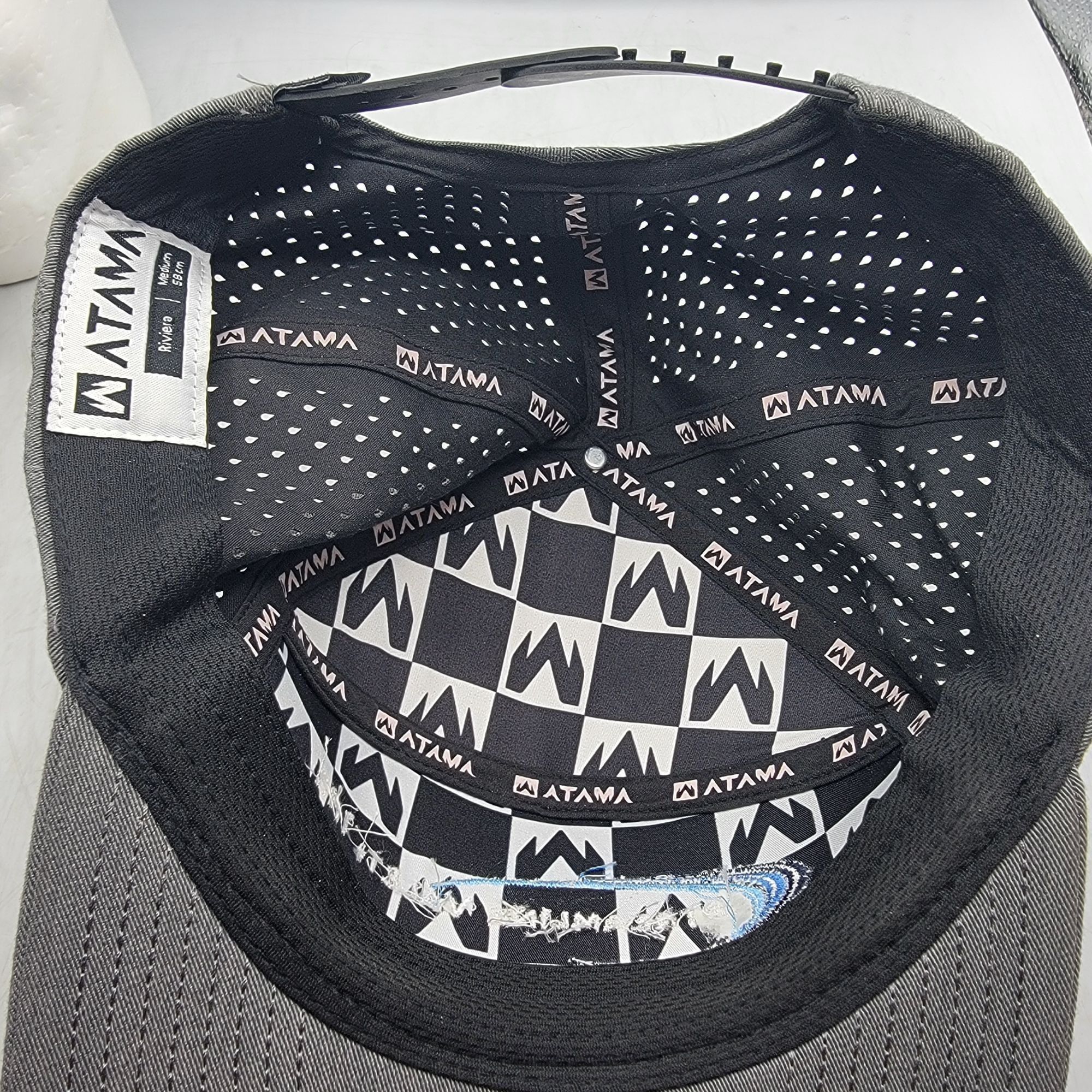 Other The Riviera Adults Heather Gray Medium Baseball Hat Cap Casu Size ONE SIZE - 7 Thumbnail