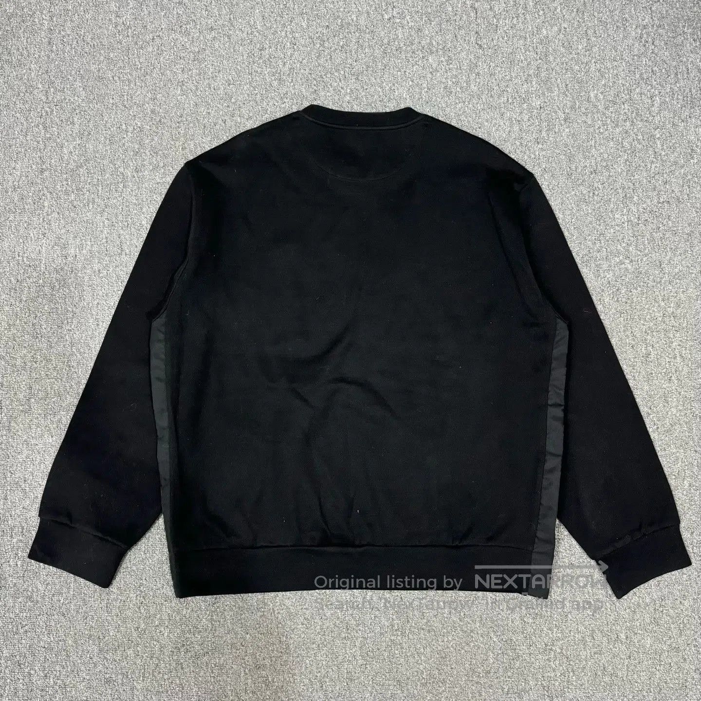 Prada Prada Black Triangle Logo Crewneck Sweatshirt. Size US M / EU 48-50 / 2 - 2 Thumbnail
