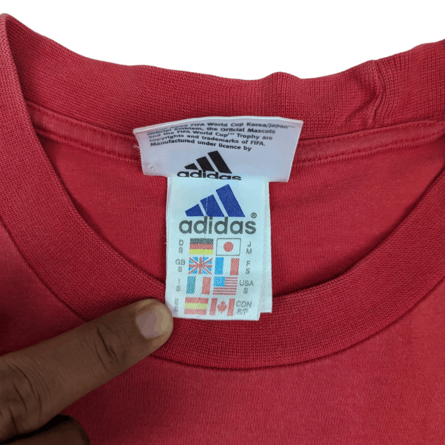 Adidas Vintage ADIDAS England World Cup 2002 Korea Japan T Shirt Size US S / EU 44-46 / 1 - 7 Thumbnail