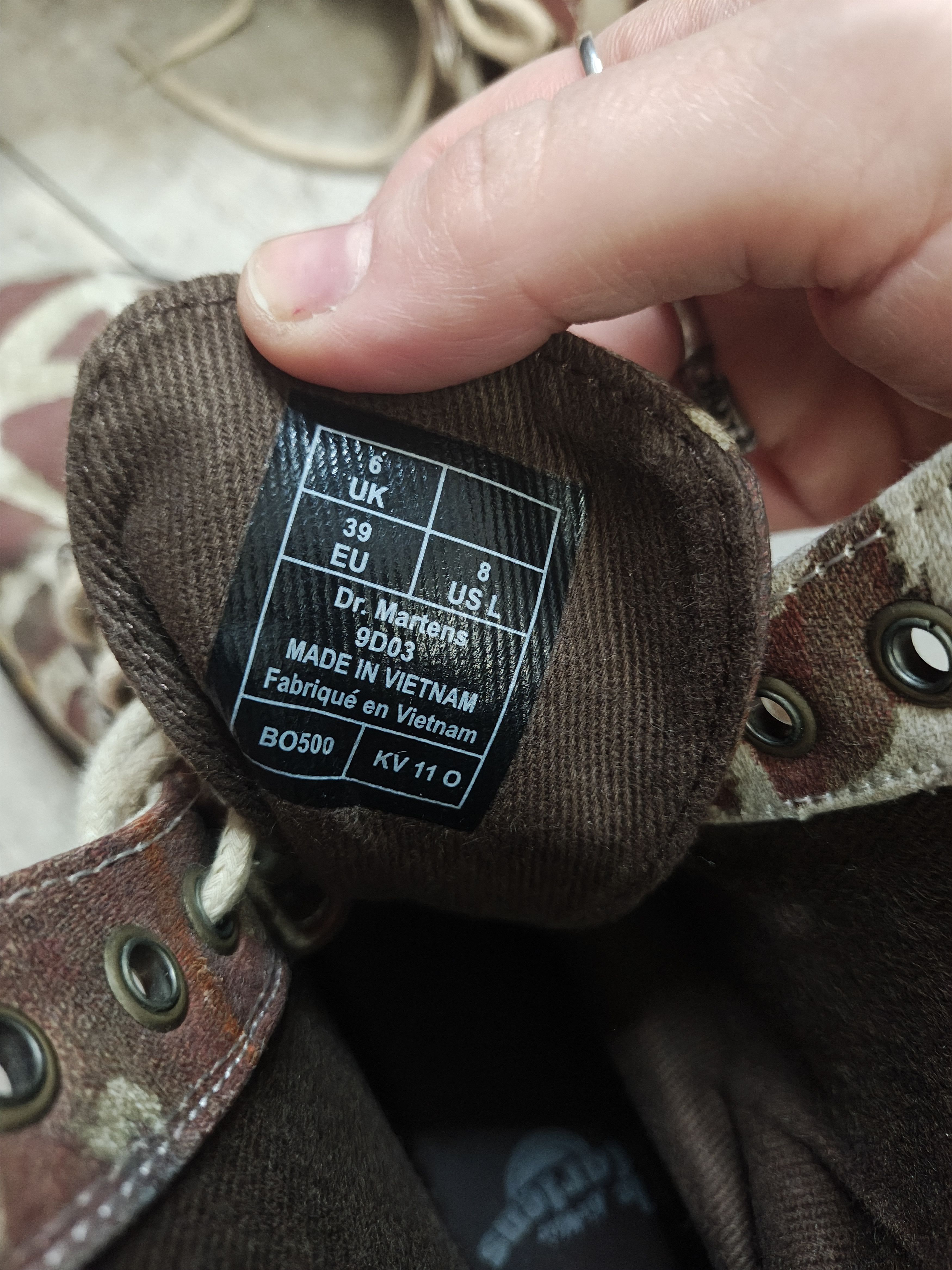 Dr. Martens Dr. Martens Anarchy Beckett pascal fine canvas 1460 8 hole Size US 8 / IT 38 - 5 Thumbnail