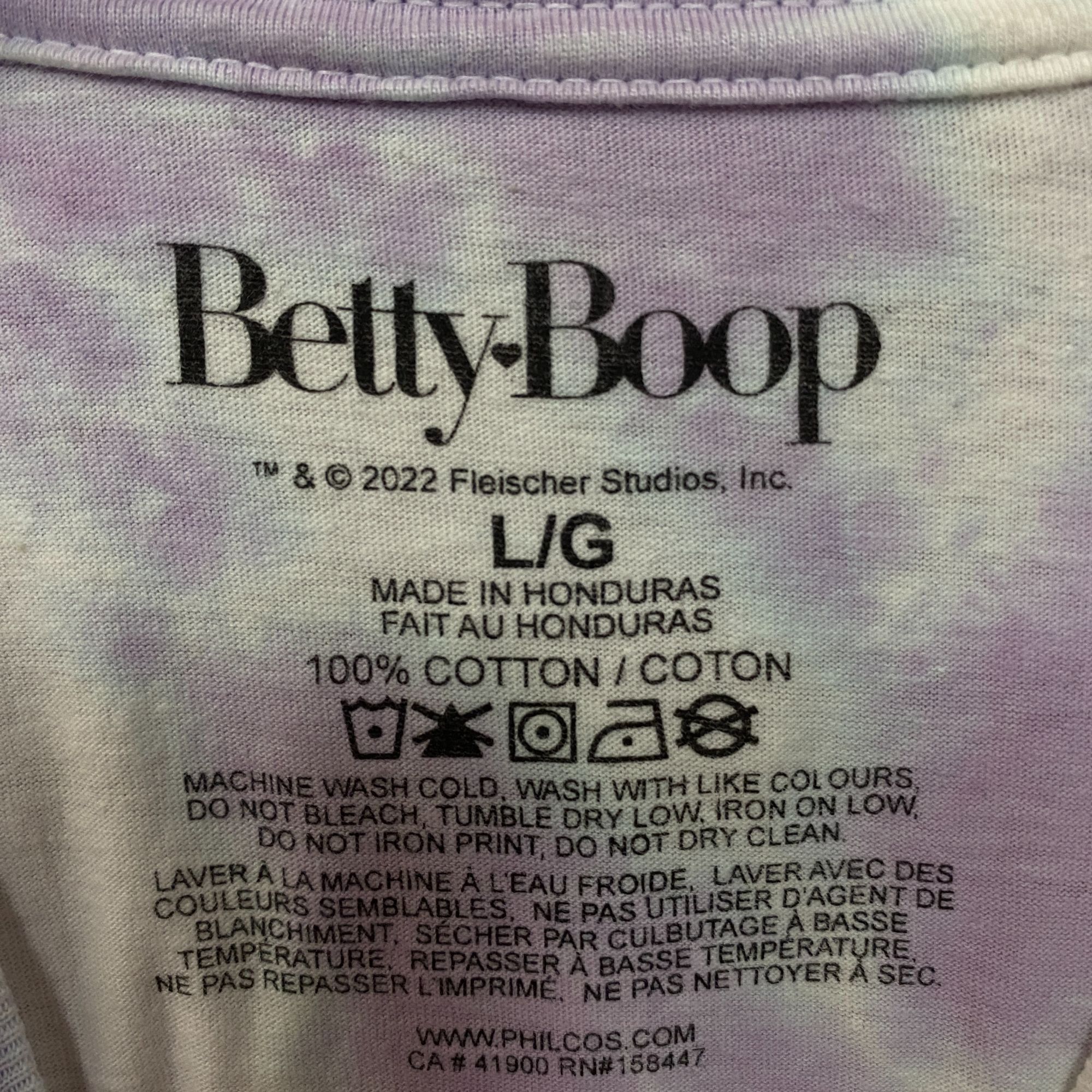 Other Betty Boop At Sunset Blvd Tiedye Tshirt size Large Size US L / EU 52-54 / 3 - 4 Thumbnail