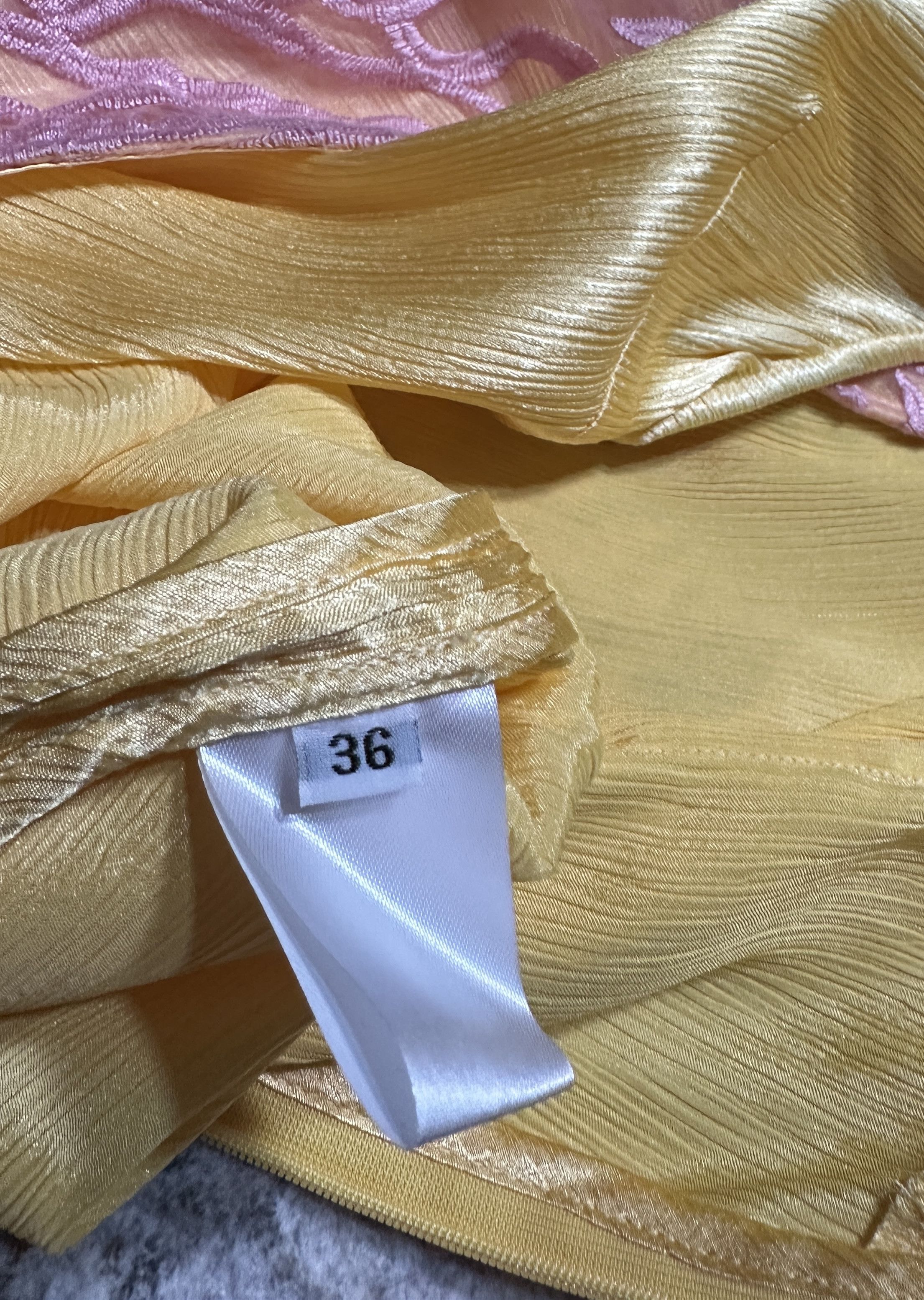 ROTATE Pink Yellow Dress Size XS / US 0-2 / IT 36-38 - 6 Thumbnail