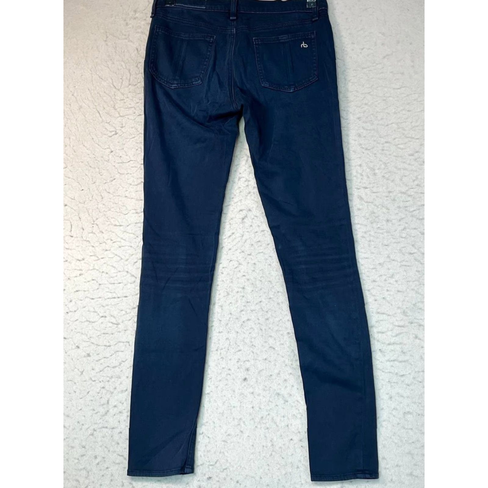 Rag & Bone rag & bone Pants Blue Straight Commuter Legging Stretch Women's 27 Size 27 Blue Chino Women Size 27" / US 4 / IT 40 - 2 Thumbnail