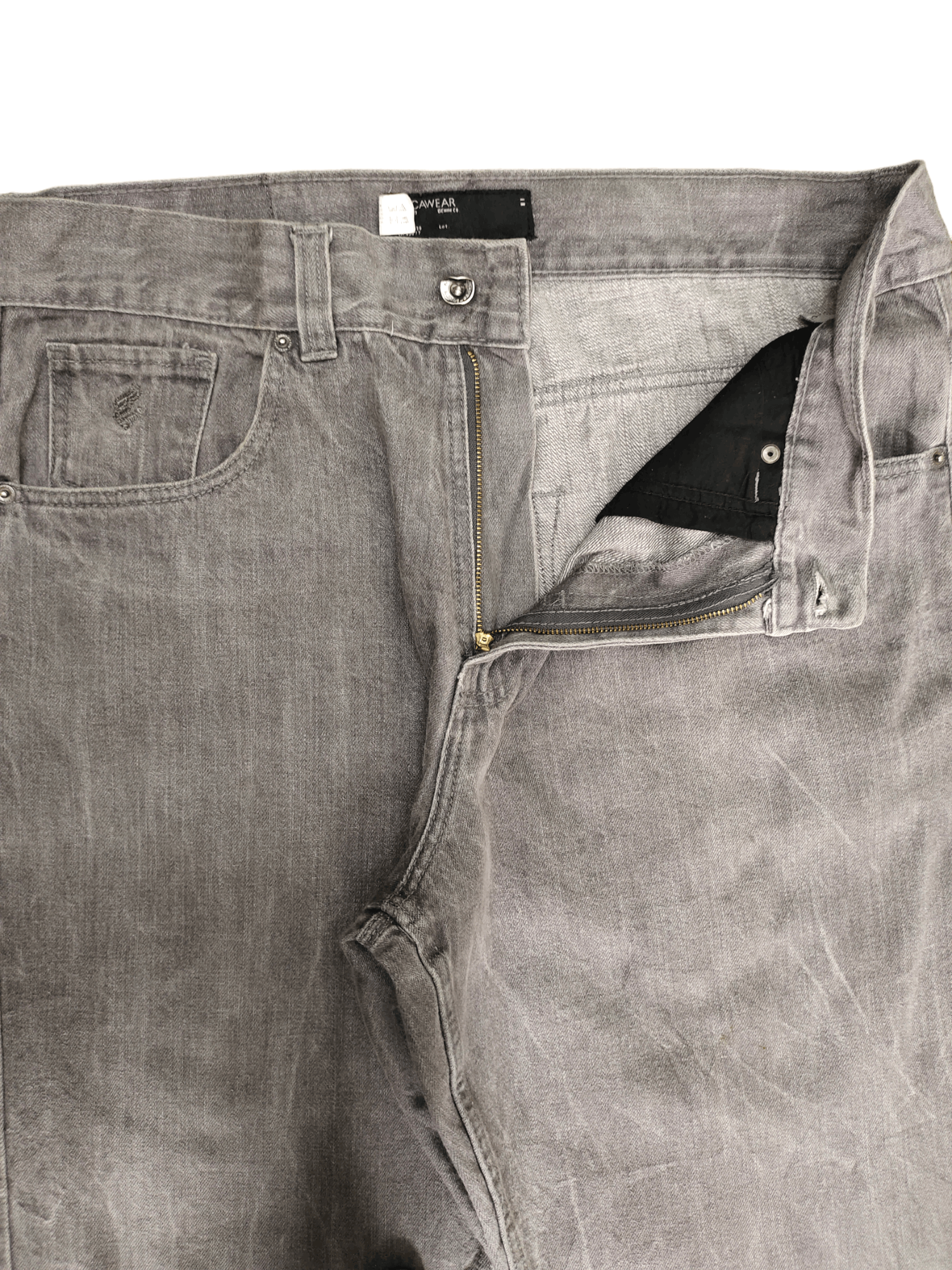 Rocawear Baggy Jeans Rocawear Design Denim Wide Loose Leg Y2k Jnco Size US 38 / EU 54 - 13 Thumbnail