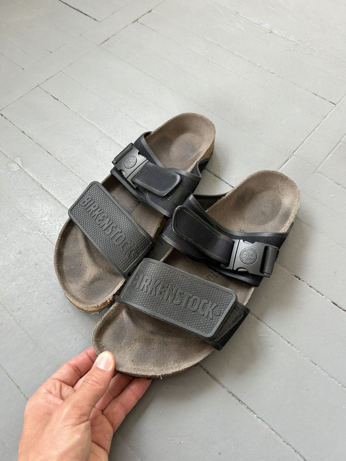 Birkenstock Birkenstock Kyoto suede leather sandals Size US 12 / EU 45 - 2 Thumbnail