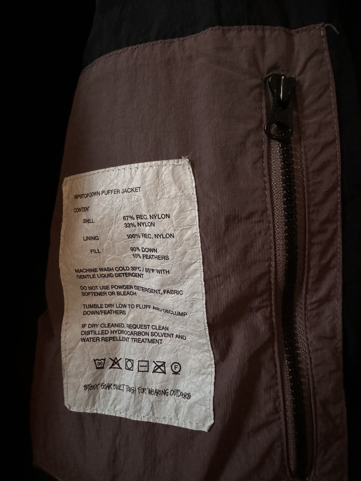 Stussy Ripstop Down Puffer Size US XL / EU 56 / 4 - 4 Thumbnail