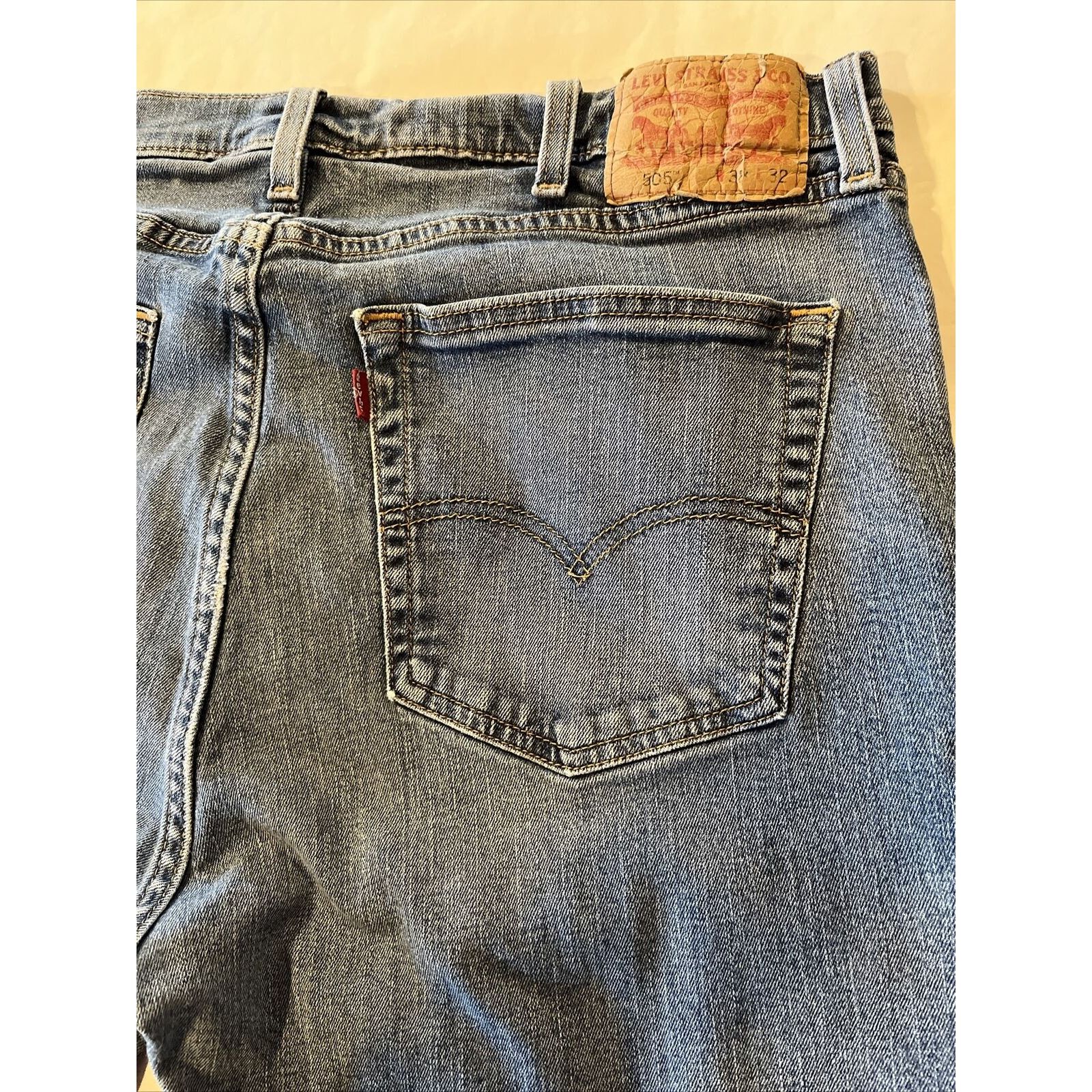 Levi's VTG Levis 505 Jeans Mens 38x32 Made In USA Straight Leg EUC Size US 38 / EU 54 - 10 Thumbnail