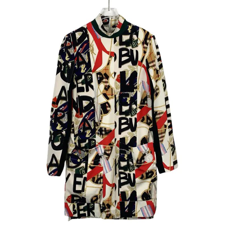 Burberry Burberry Multicolor Silk Dress for Women Size XXS / US 00 / IT 34 - 1 Thumbnail