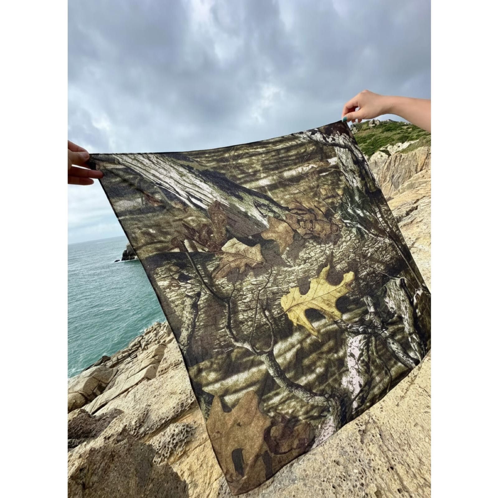 Japanese Brand Vintage Style Y2K Camouflage Headscarf Bandana Size ONE SIZE - 7 Thumbnail