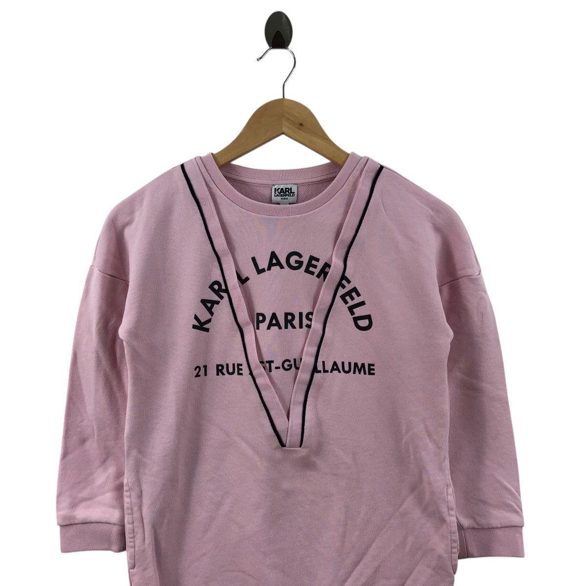 Karl Lagerfeld Luxury Designer KARL LAGERFELD PARIS Long Sweatshirt Size S / US 4 / IT 40 - 2 Thumbnail