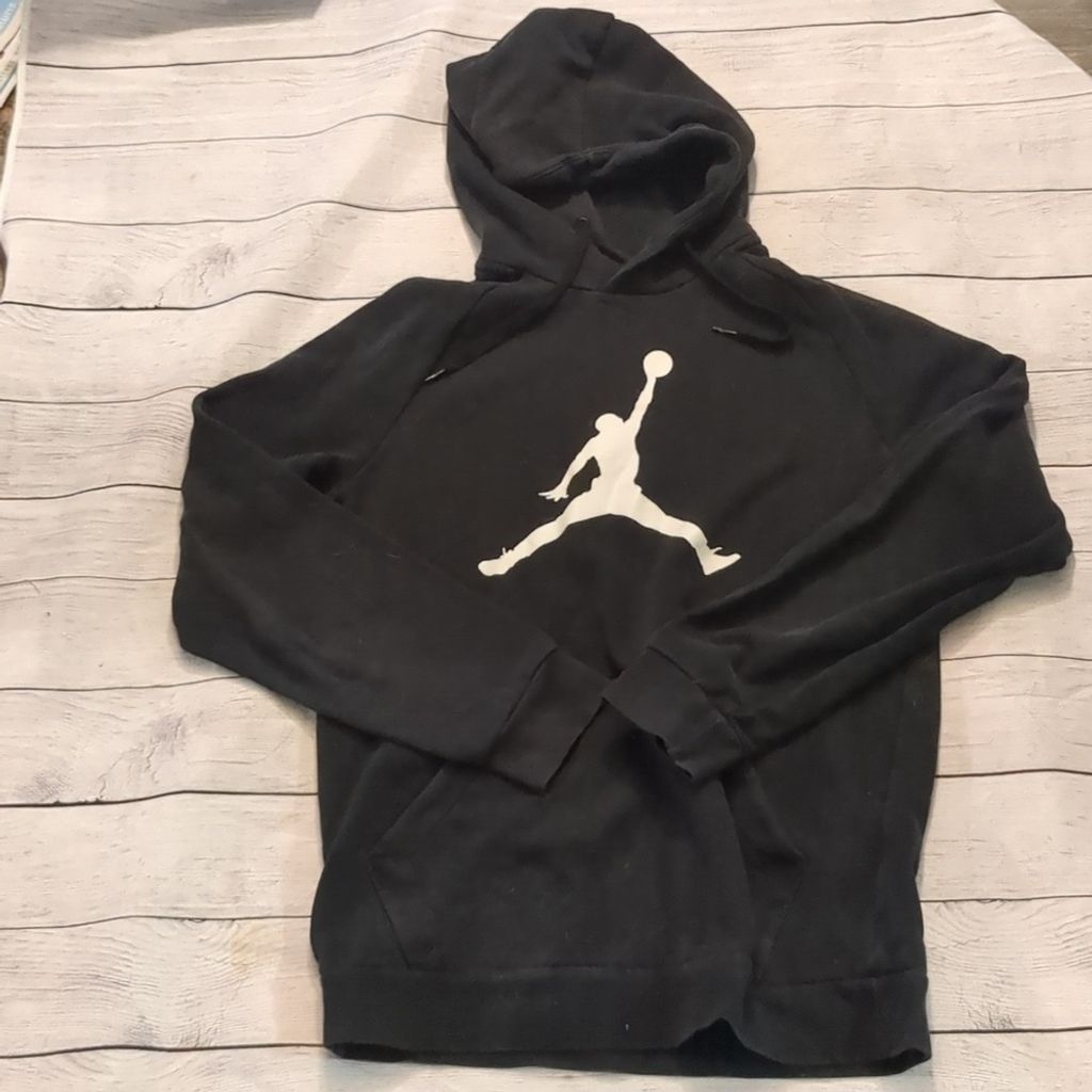 Jordan black white hoodie size small