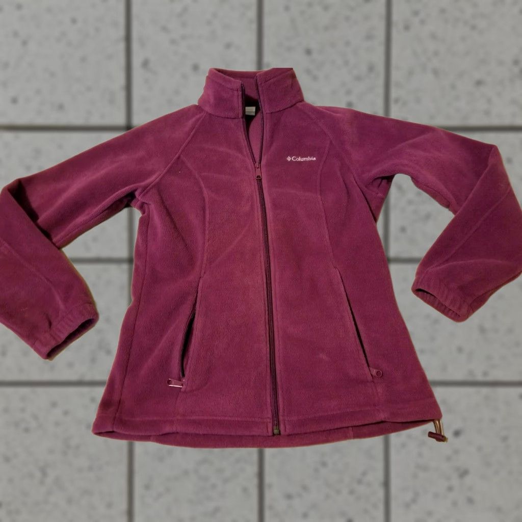 Vintage Womens Columbia Jacket S Small Purple Athletic Outdoor Hiking Shirt/Coat Size S / US 4 / IT 40 - 1 Thumbnail