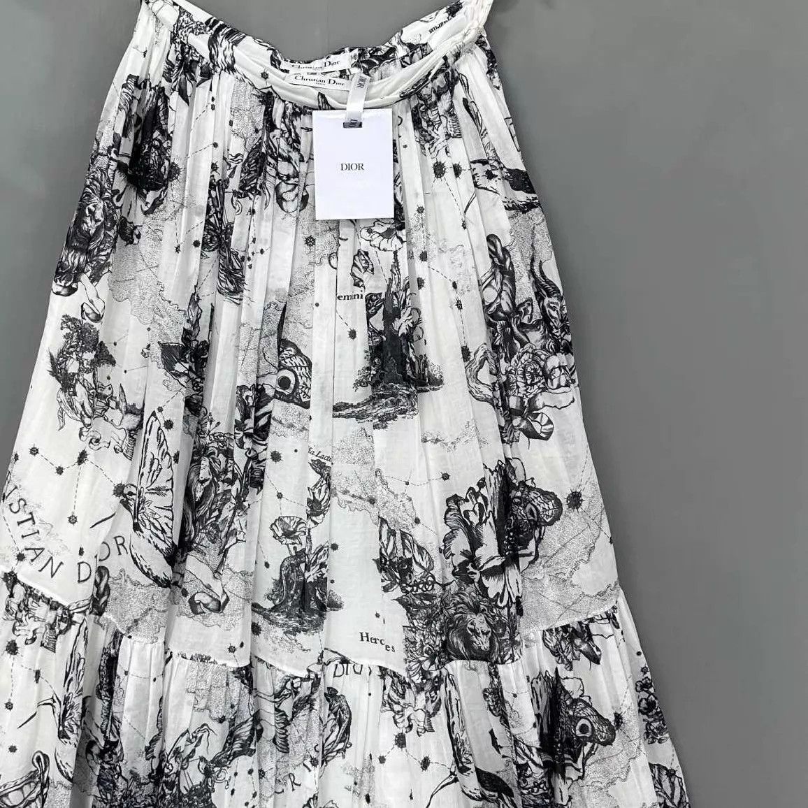 Dior Dior Constellation Ink 2pc Midi Skirt Women 38 Size S / US 4 / IT 40 - 1 Thumbnail