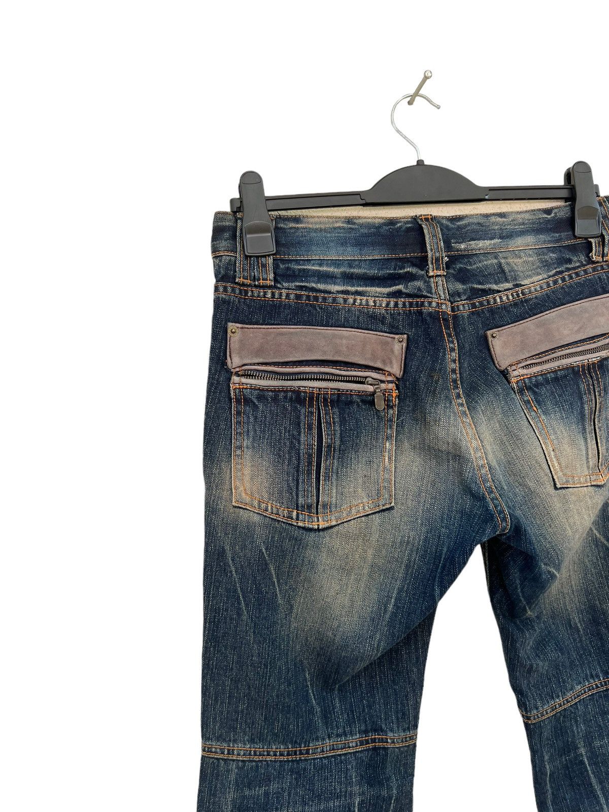 Vintage Vintage PPFM Rusty Mud Denim Hybrid Jeans Size US 31 - 14 Thumbnail