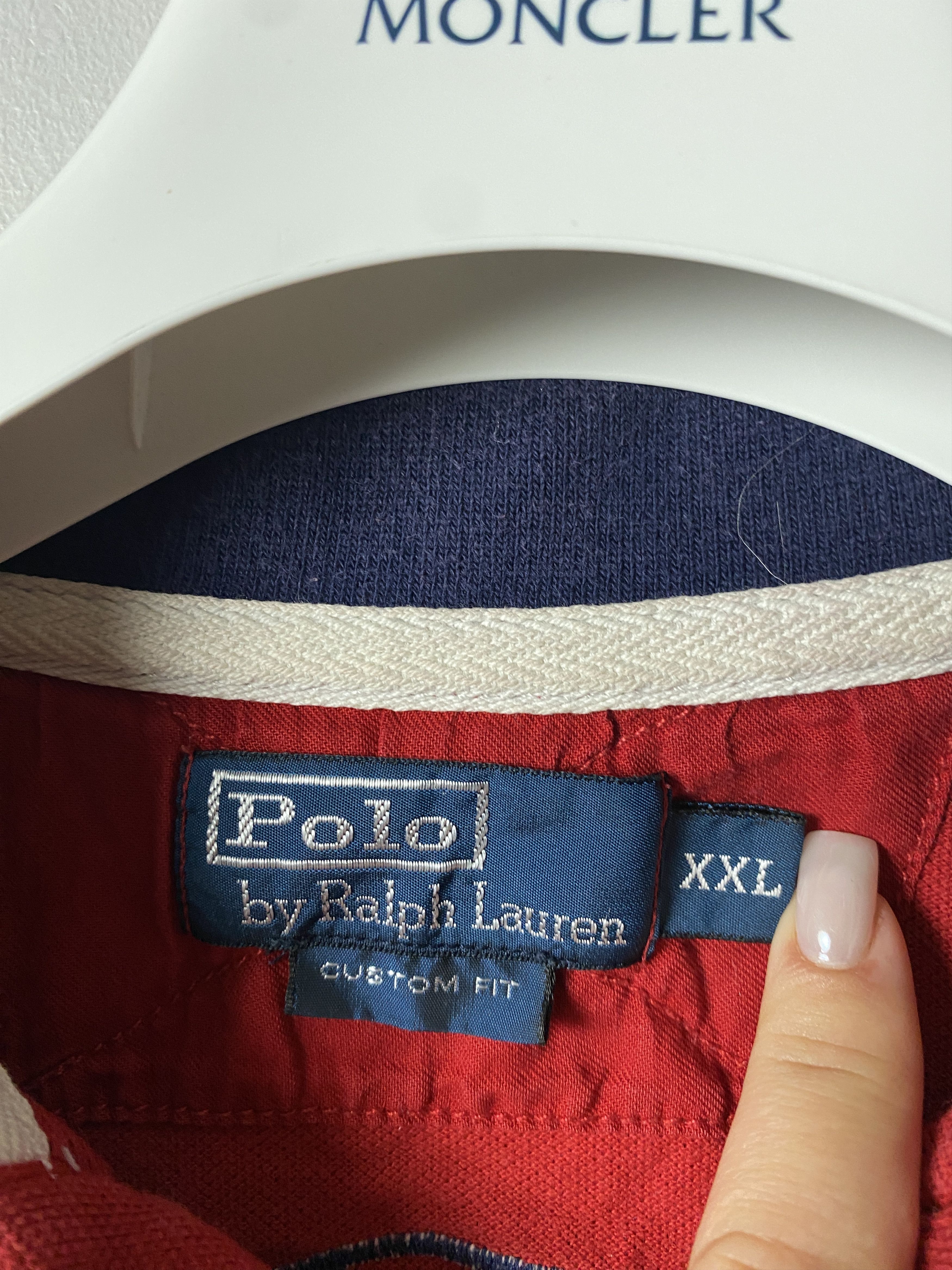 Polo Ralph Lauren × Vintage Polo Ralph Lauren polo long sleeve t-shirt big pony rugby Size US XXL / EU 58 / 5 - 3 Thumbnail