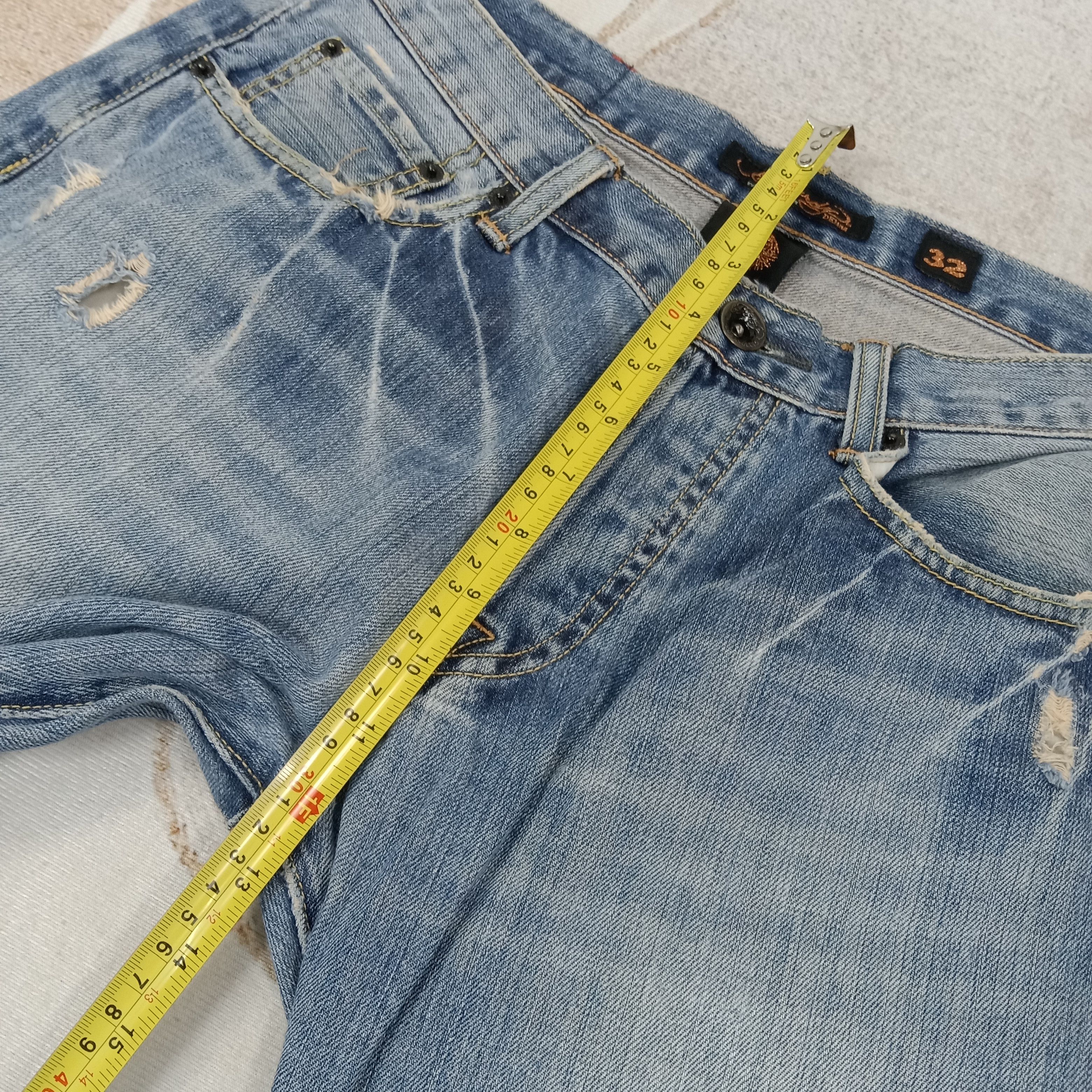 Ed Hardy Ed Hardy by Christian Audiguer Designer Denim Jeans C258N3 Size US 32 / EU 48 - 13 Thumbnail
