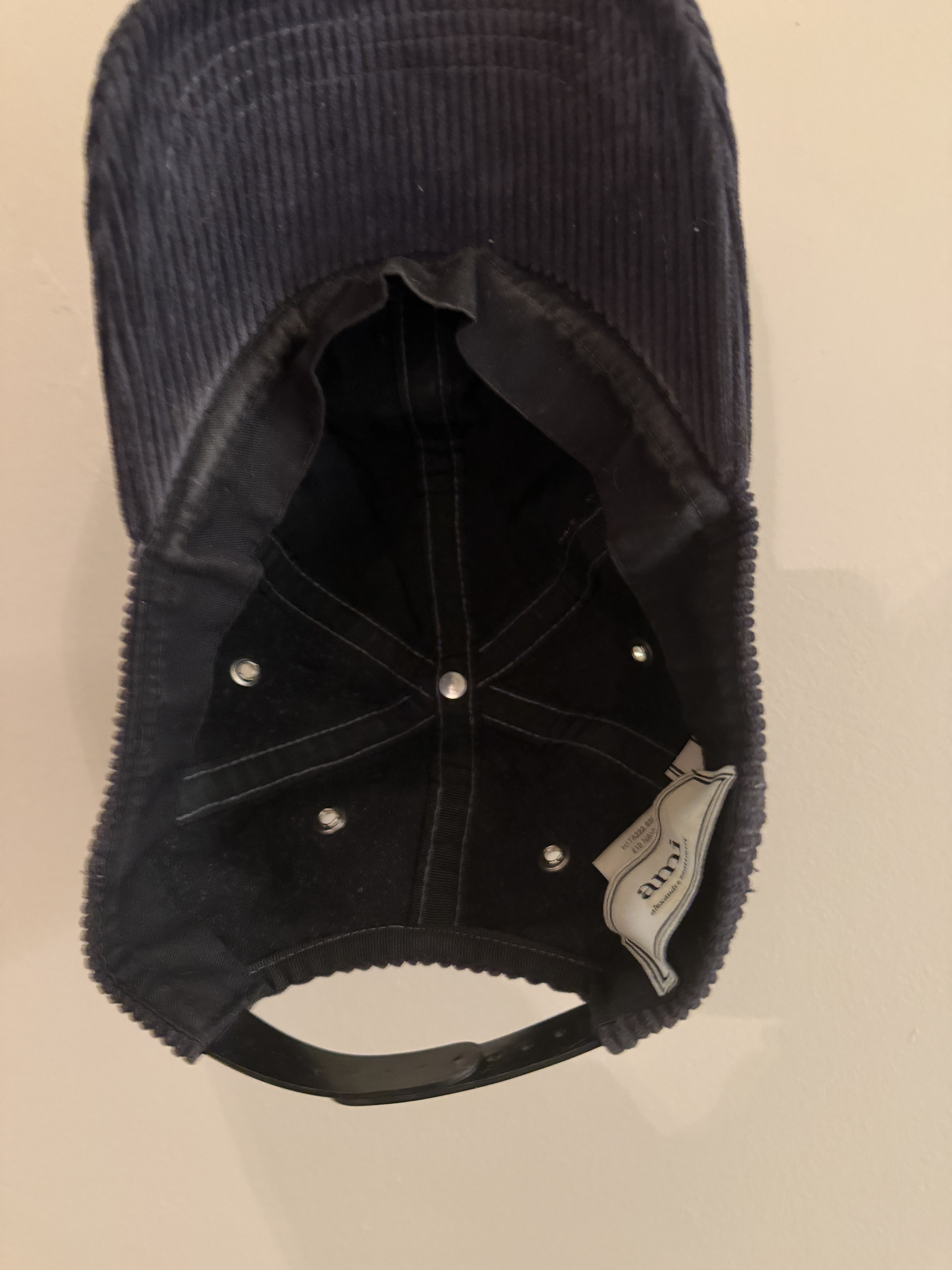 AMI AMI Navy Corduroy Baseball Bat Size ONE SIZE - 2 Thumbnail