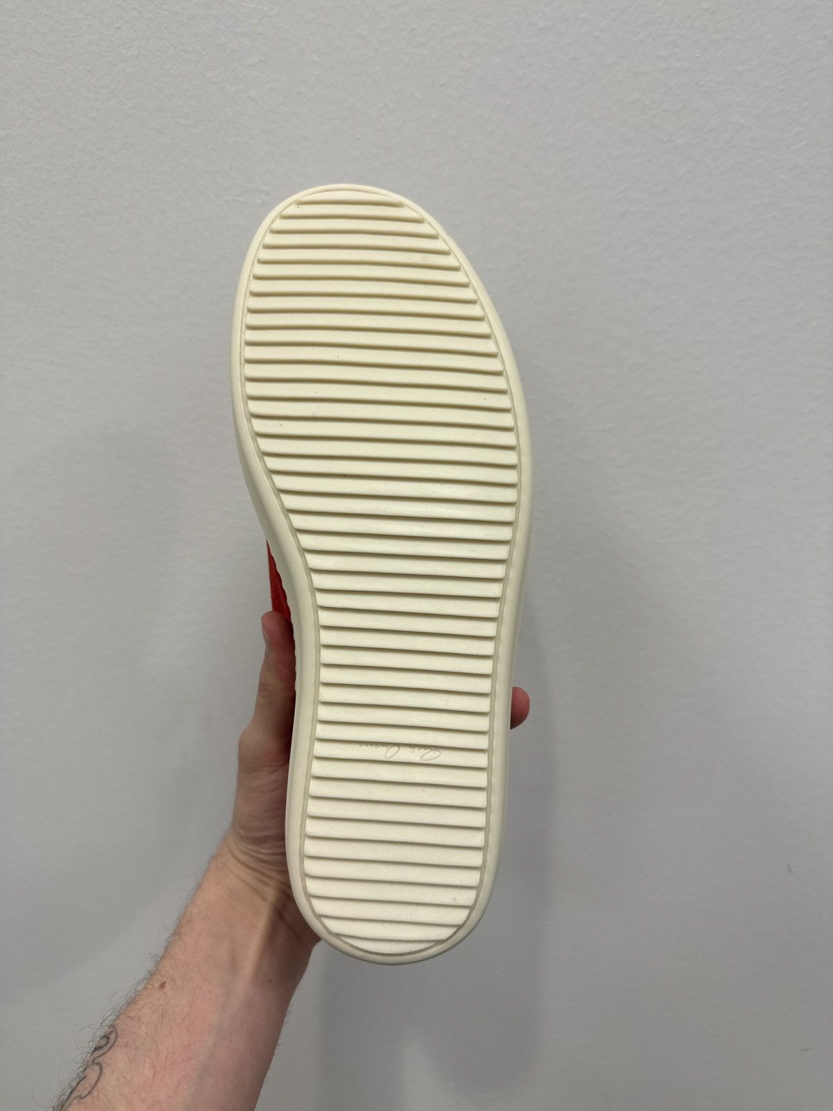 Rick Owens Rick Owens Extreme Low Sneaks Temple SS26 Carnelian Milk Size US 10 / EU 43 - 5 Thumbnail