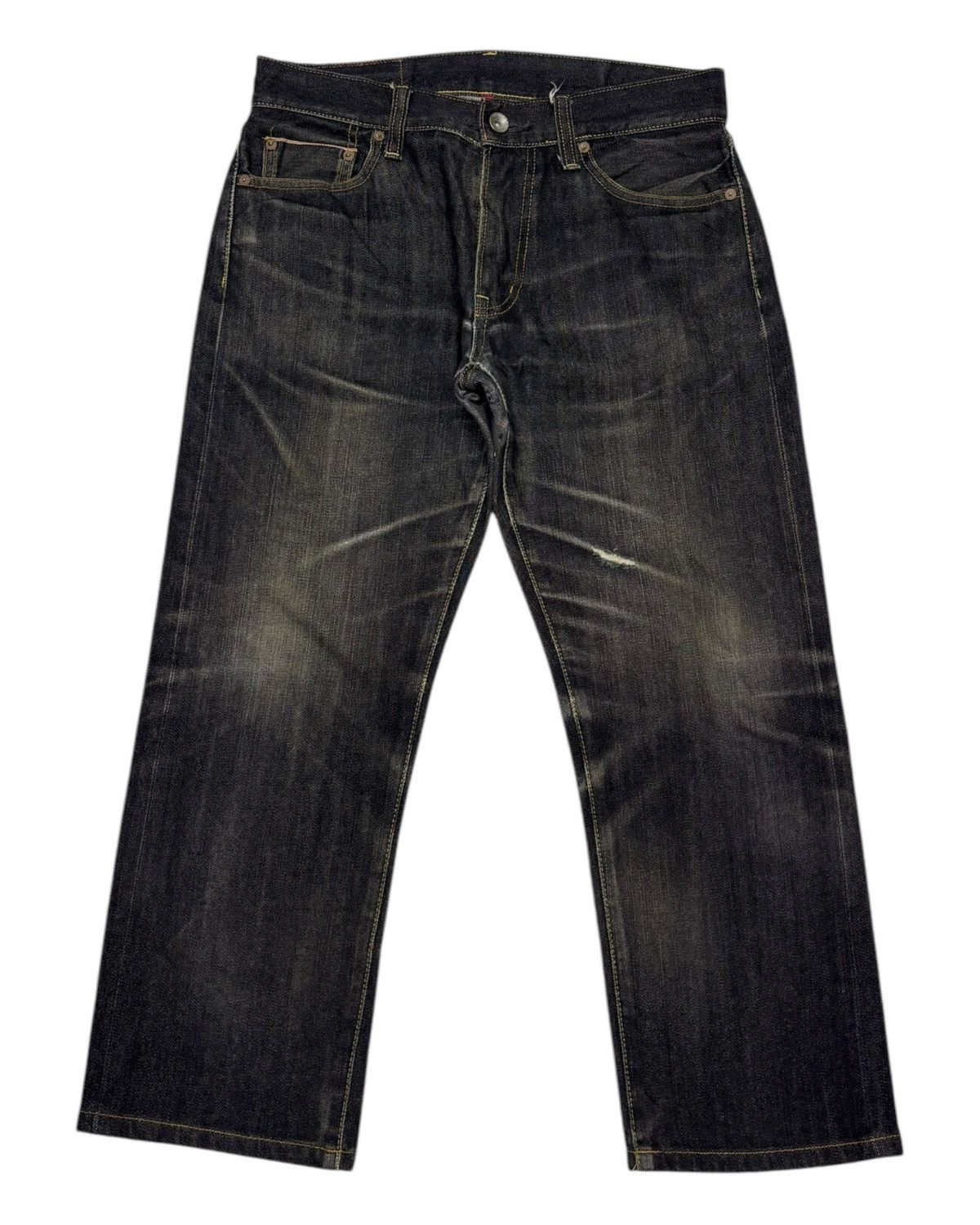 Undercover × Uniqlo DISTRESSED DENIM S002 UNIQLO SELVEDGE JEANS UNDERCOVER STYLE Size US 32 / EU 48 - 8 Thumbnail