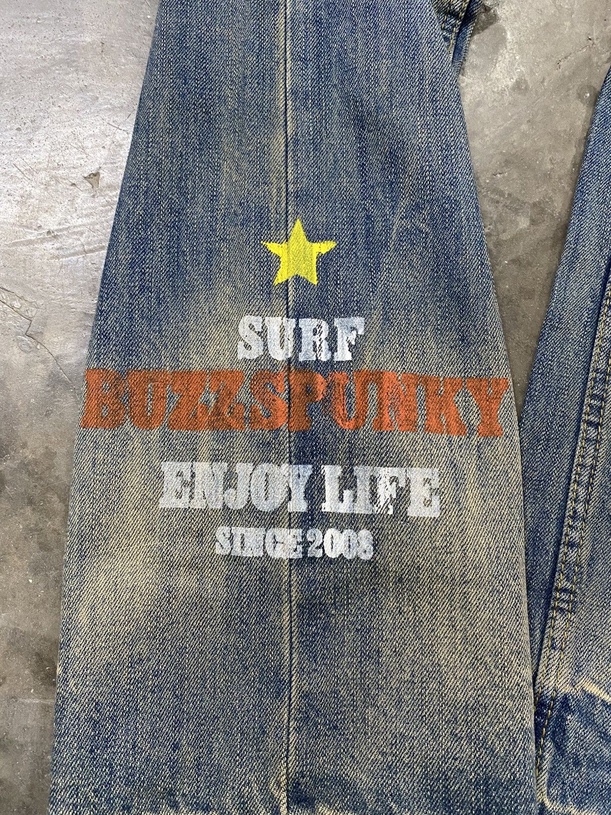 Hysteric Glamour × If Six Was Nine × Japanese Brand Japanese Buzz Spunky I❤️Surf Distressed Denim @264 Size US 30 / EU 46 - 8 Thumbnail