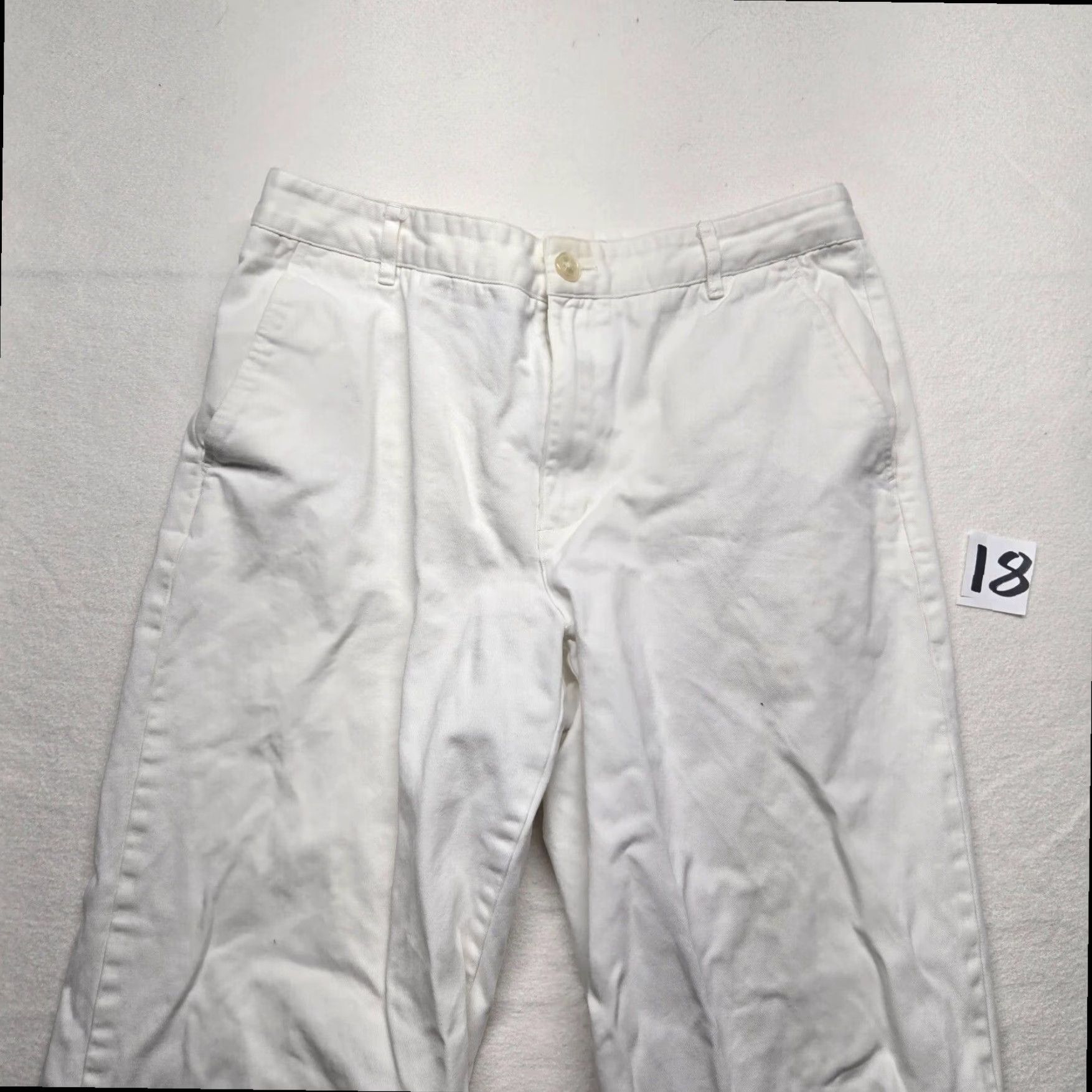 Ralph Lauren Lauren Ralph Lauren White Cropped Pants Adult Women's 8 Size 30" / US 8 / IT 44 - 2 Thumbnail