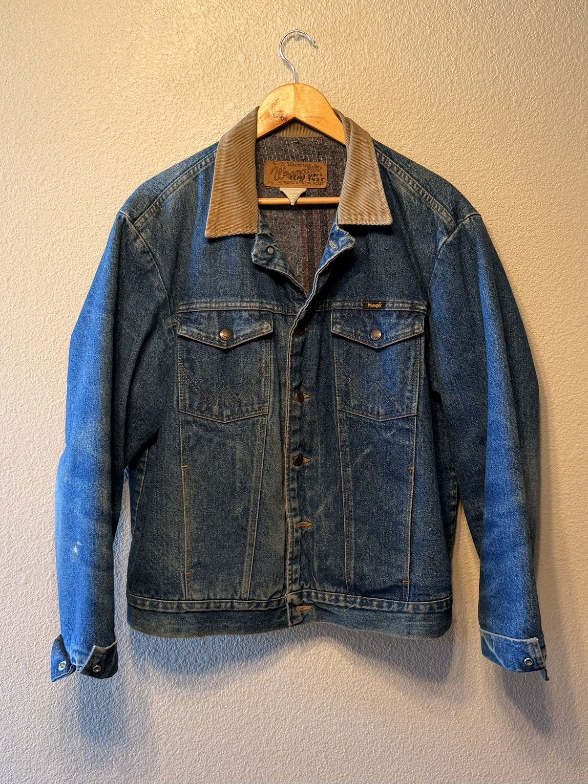 Wrangler Vintage Wrangler Lined Denim Jacket Size US L / EU 52-54 / 3 - 1 Thumbnail