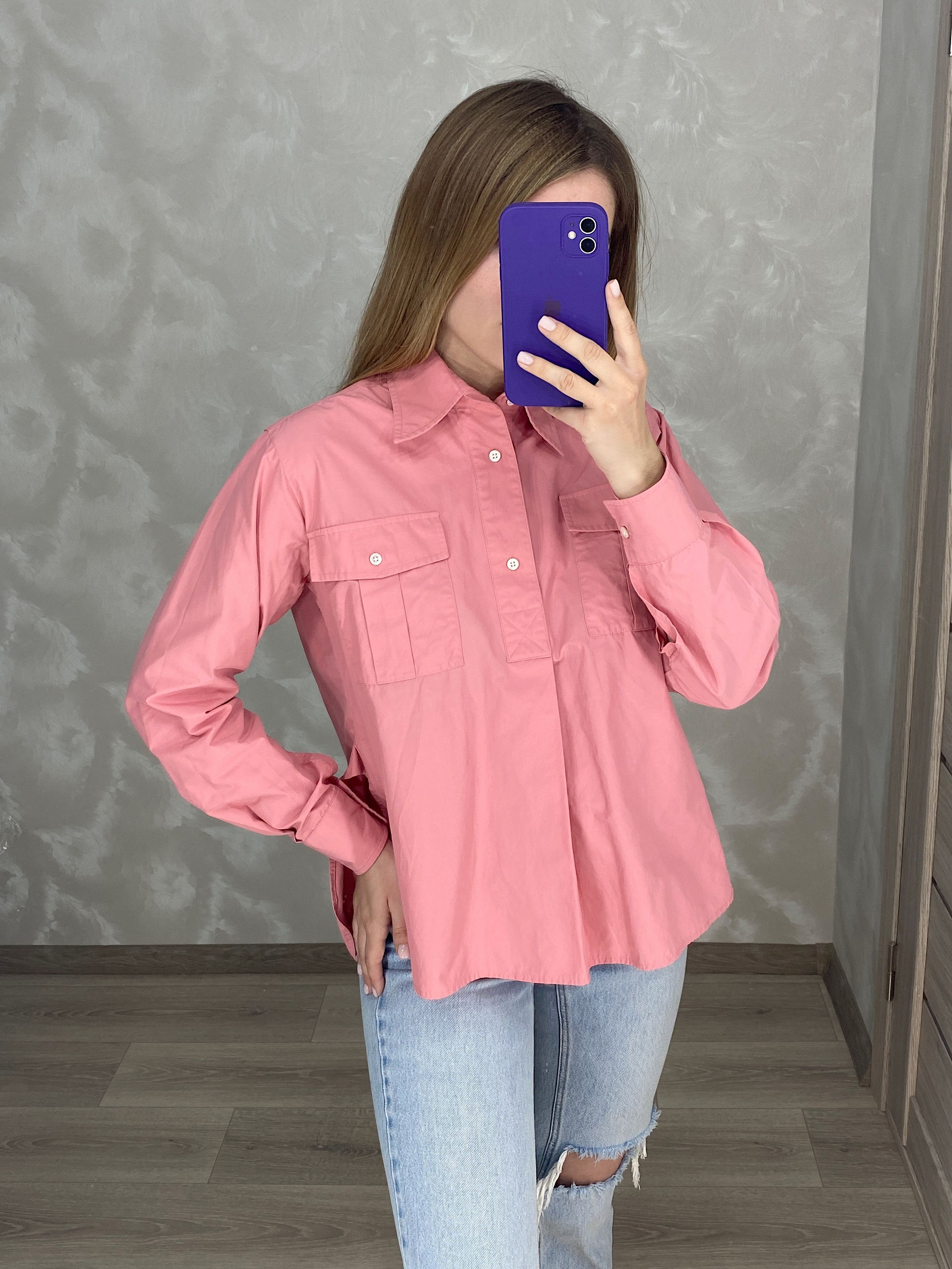 Designer × Plan C Plan C Shirt Women Pink Cargo Designer Size M / US 6-8 / IT 42-44 - 1 Thumbnail