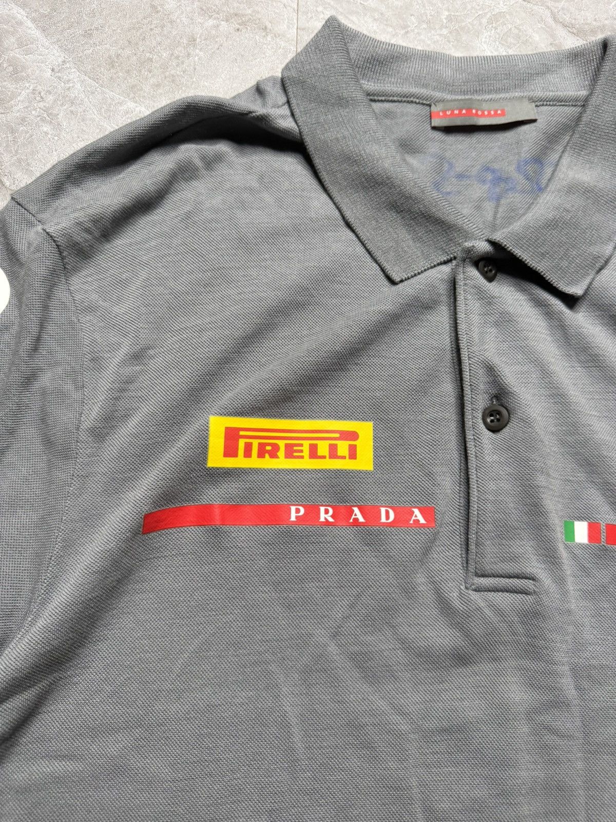 Prada Prada Americas Cup Logo Wool Polo Size US M / EU 48-50 / 2 - 4 Thumbnail