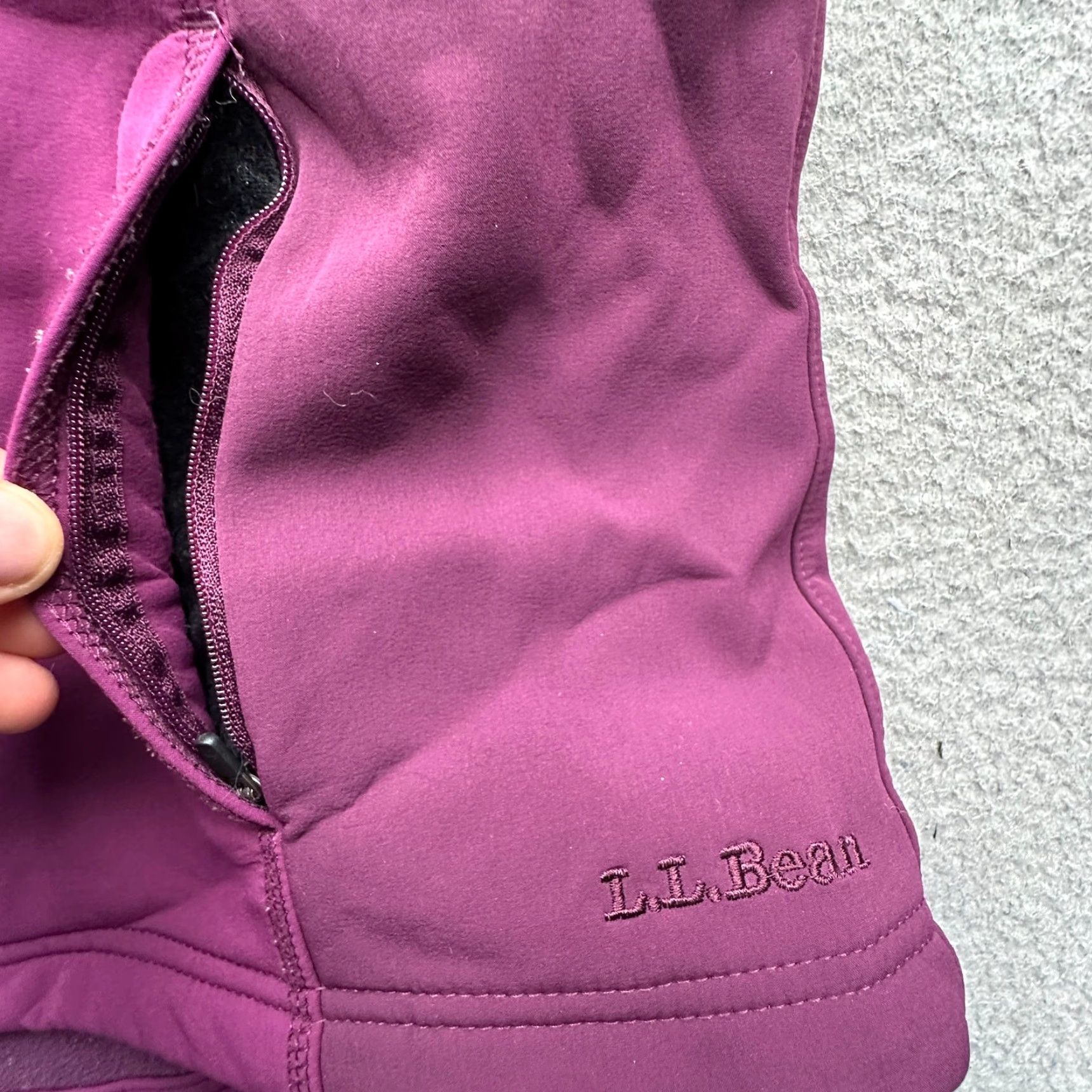 Vintage **Purple LL Bean Softshell Vest Jacket Women's Large DNX9** User: **Purple LL Bean Softshell Fleece Lined Vest Jacket Women's Large DNX9** Size L / US 10 / IT 46 - 2 Thumbnail