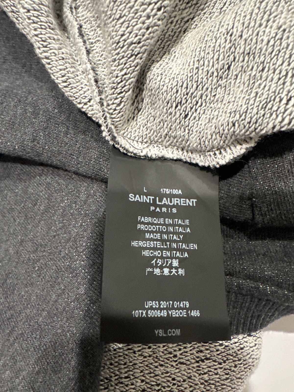 Saint Laurent Paris Saint Laurent Lightning Bolt Sweatshirt size L Size US L / EU 52-54 / 3 - 9 Thumbnail