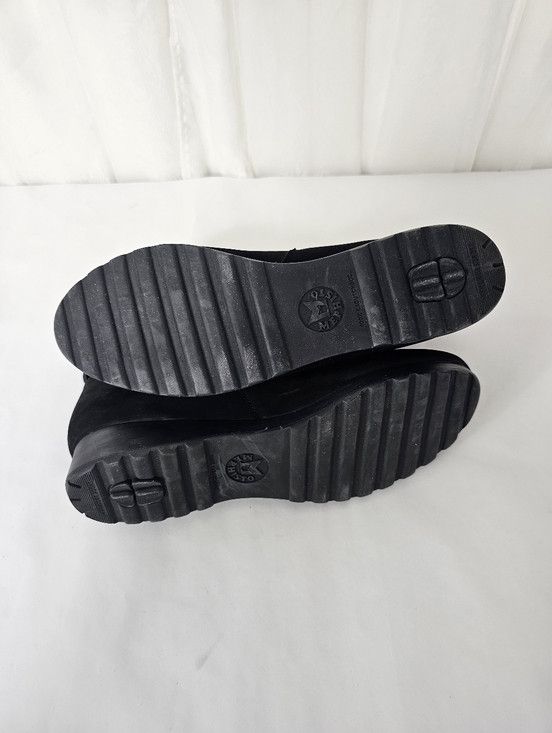 Mephisto MEPHISTO Azzura Black Suede Ankle Booties Soft-Air Wedge Size US 10 / IT 40 - 6 Thumbnail