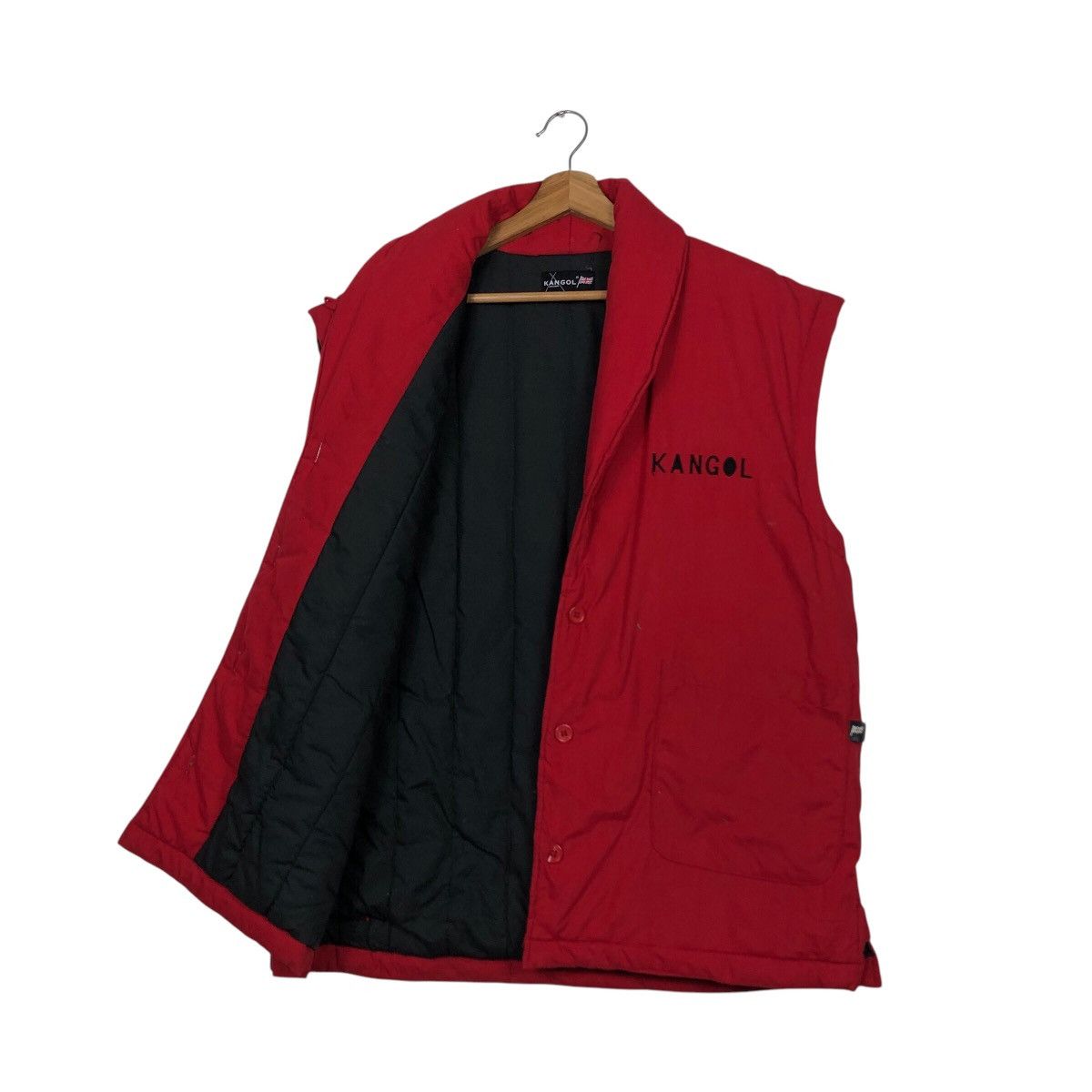 Japanese Brand × Vintage 📌Vintage Tanktop Sleeveless Kangol Big Logo Streetwear Size US M / EU 48-50 / 2 - 12 Thumbnail