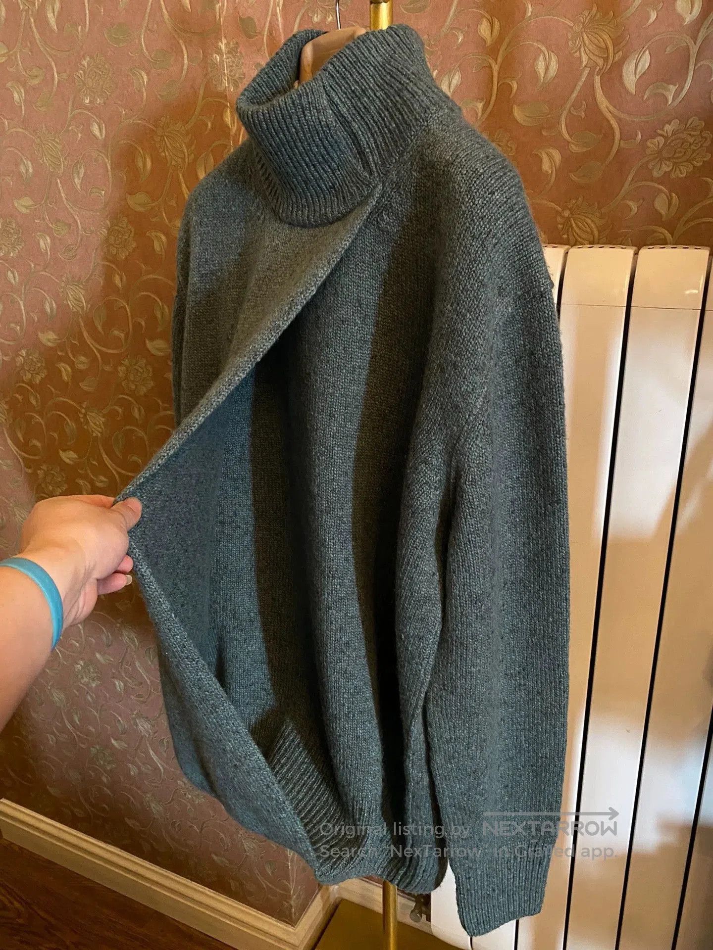 Ermenegildo Zegna Gray Turtleneck Sweater . Size US L / EU 52-54 / 3 - 3 Thumbnail