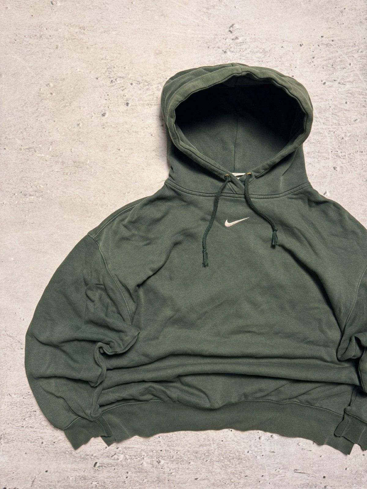 Nike × Vintage NIKE VINTAGE CENTER LOGO OVERSIZE BOXY HOODIE Size US L / EU 52-54 / 3 - 2 Thumbnail