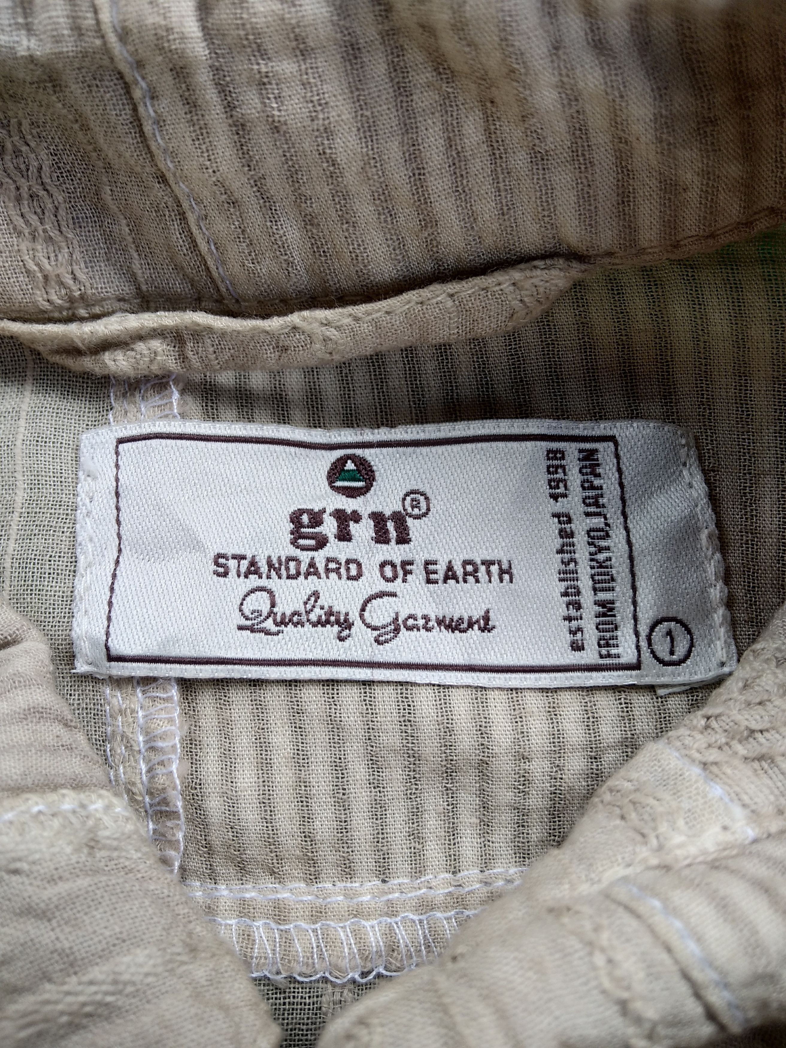 Beauty Beast × If Six Was Nine × Yasuyuki Ishii VTG 90s GRN Standard Of Earth Patchwork Shirt Size US S / EU 44-46 / 1 - 6 Thumbnail