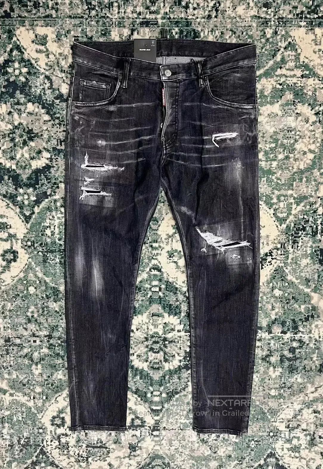 Dsquared2 dsquared2 black gray washed skater jeans. Size US 44 / EU 60 - 1 Thumbnail