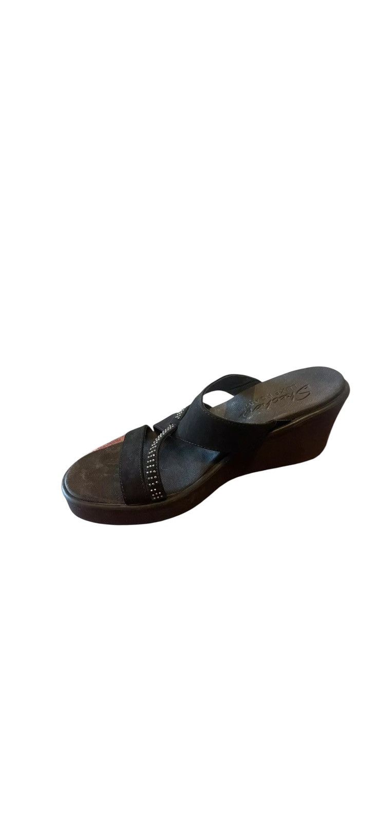 SKECHERS Skecher Luxe Foam Women’s Sandals Size 10 Black Size US 10 / IT 40 - 1 Thumbnail