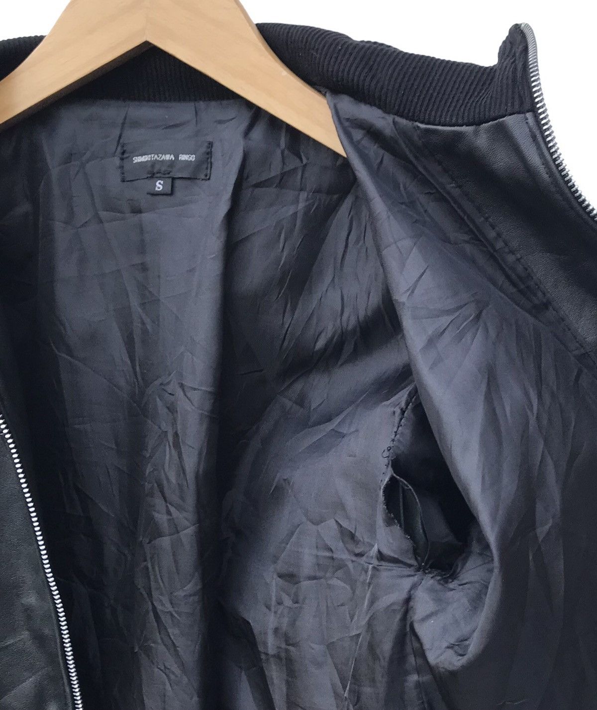 Japanese Brand Japan Designer Shimokitazawa Ringo Leather Jacket Size US S / EU 44-46 / 1 - 9 Thumbnail