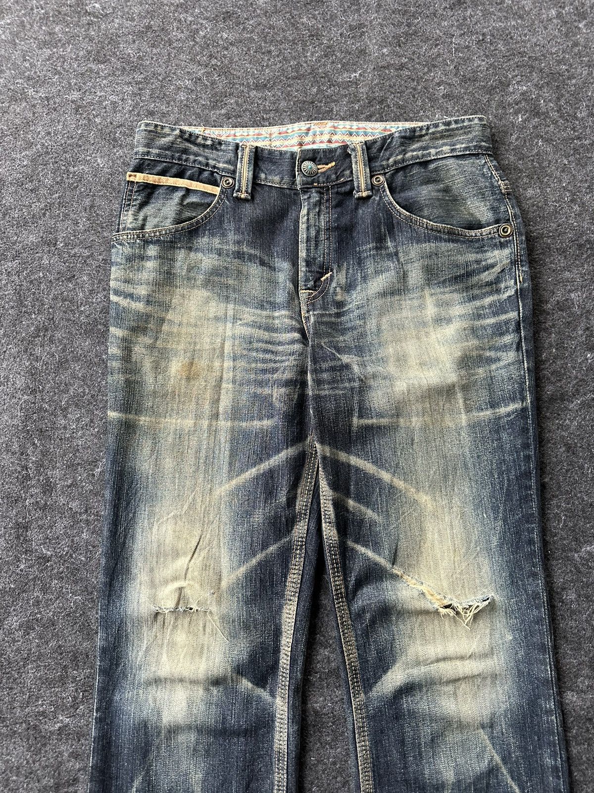 Edwin Vintage Edwin 441XVS Worn Ryaty Mud Wash Denim 32x34 D510 Size US 32 / EU 48 - 3 Thumbnail