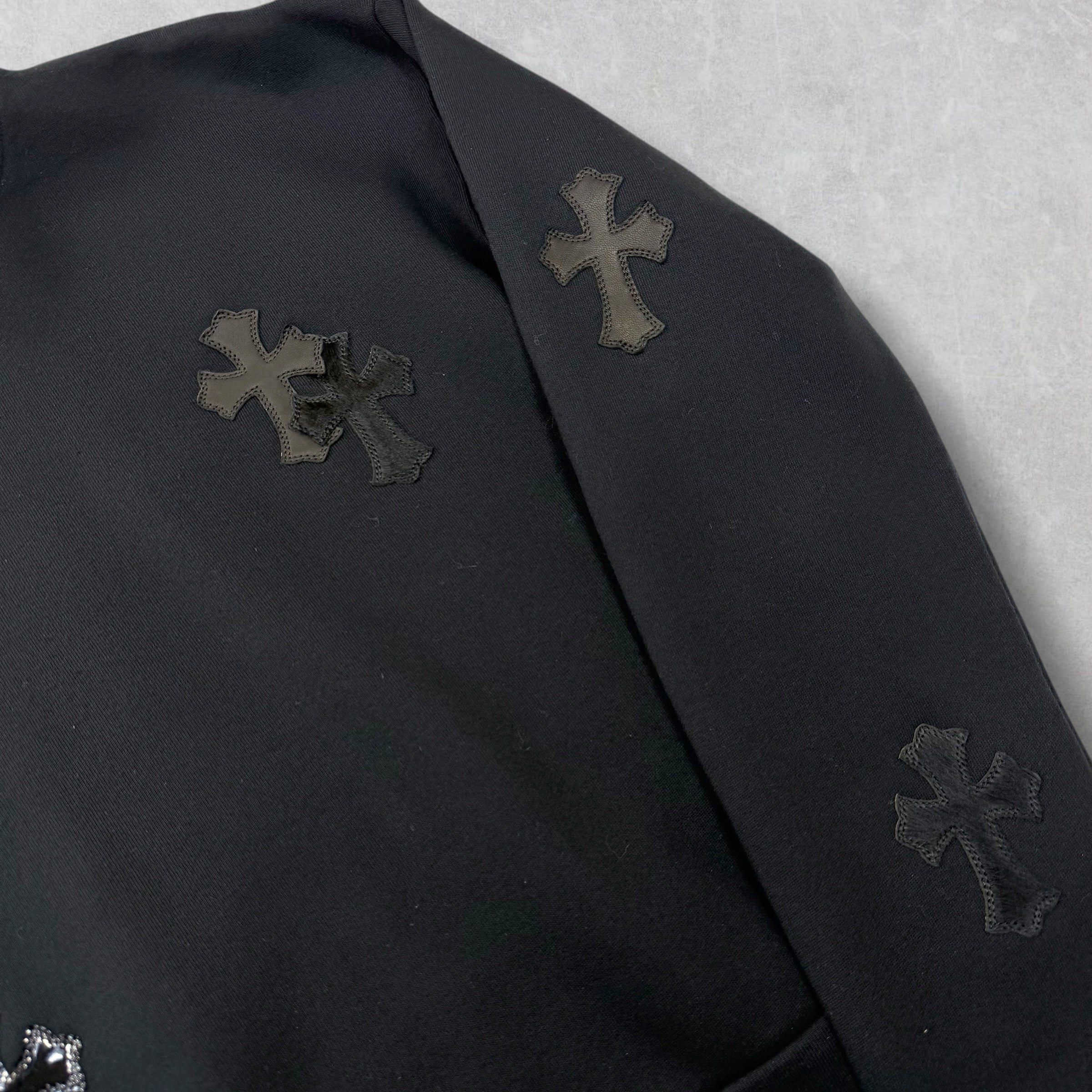 Chrome Hearts Chrome Hearts Pony-hair Multicross Patch Crewneck S Size US S / EU 44-46 / 1 - 6 Thumbnail