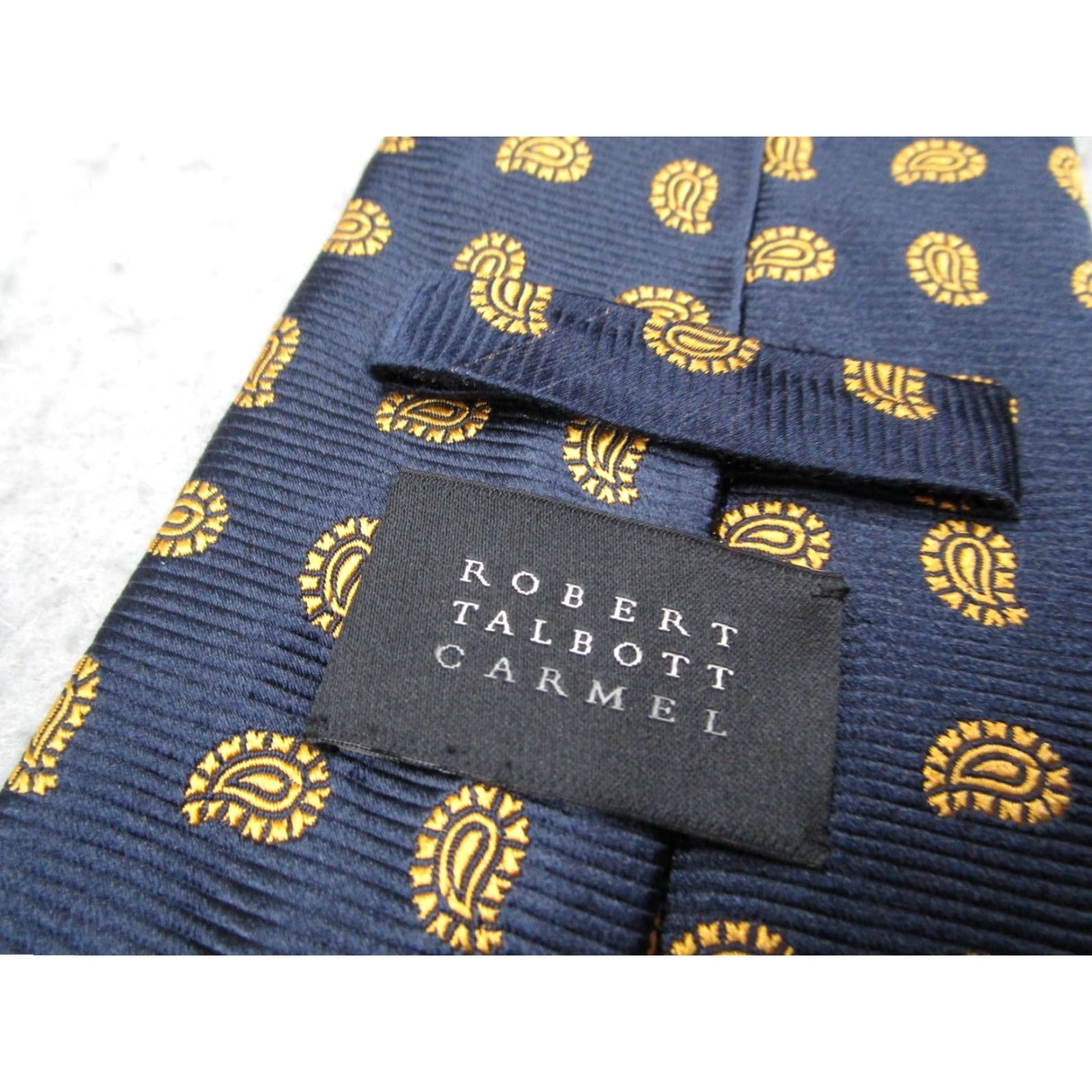 Robert Talbott Robert Talbott Silk Neck Tie Blue Paisley Designer Classic One Size Made in USA Mens Size ONE SIZE - 3 Thumbnail
