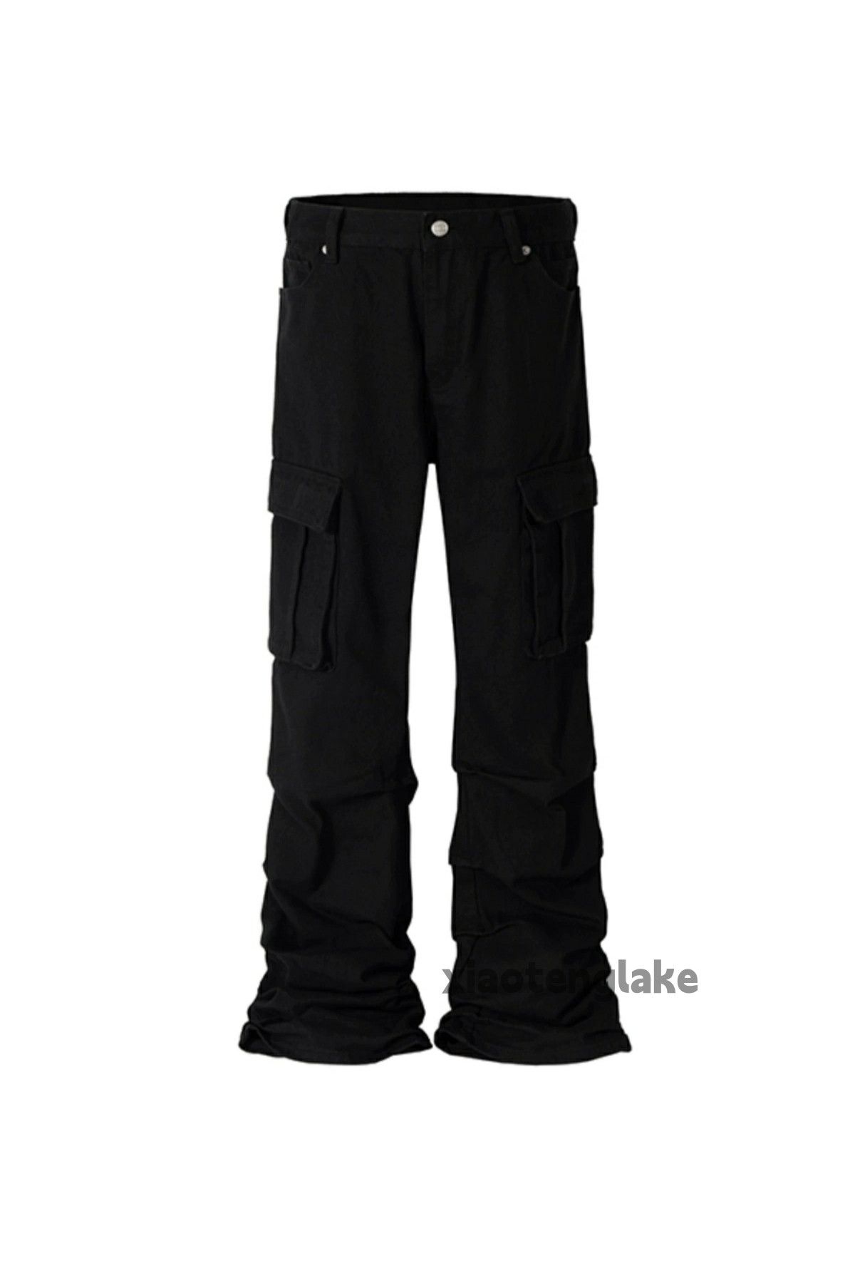 Designer × Japanese Brand × Vintage military outdoor utility pleated flared cargo pants Size US 34 / EU 50 - 6 Thumbnail